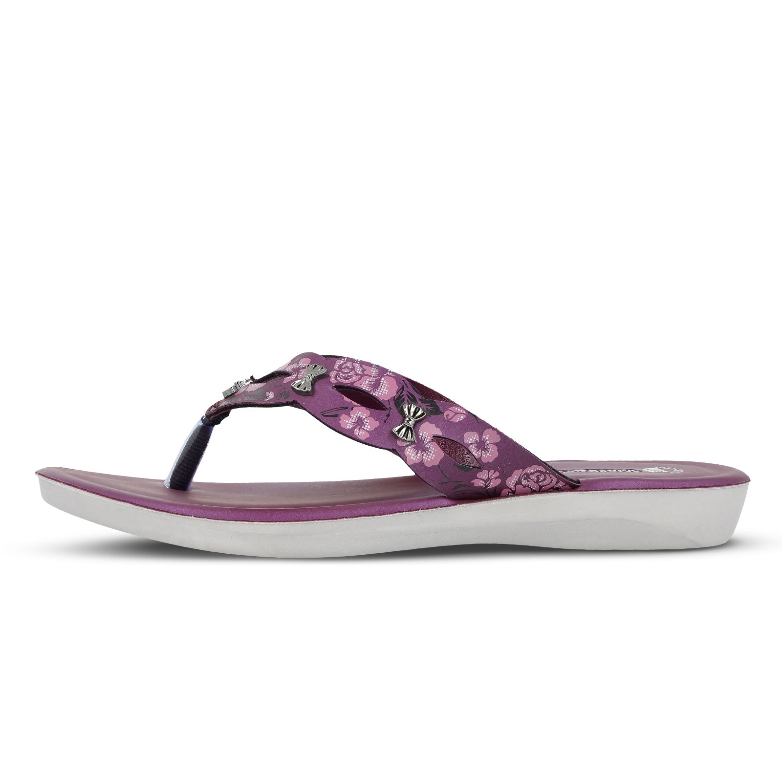 Women's Daily Wear Sandals - WLR70417 Plum
