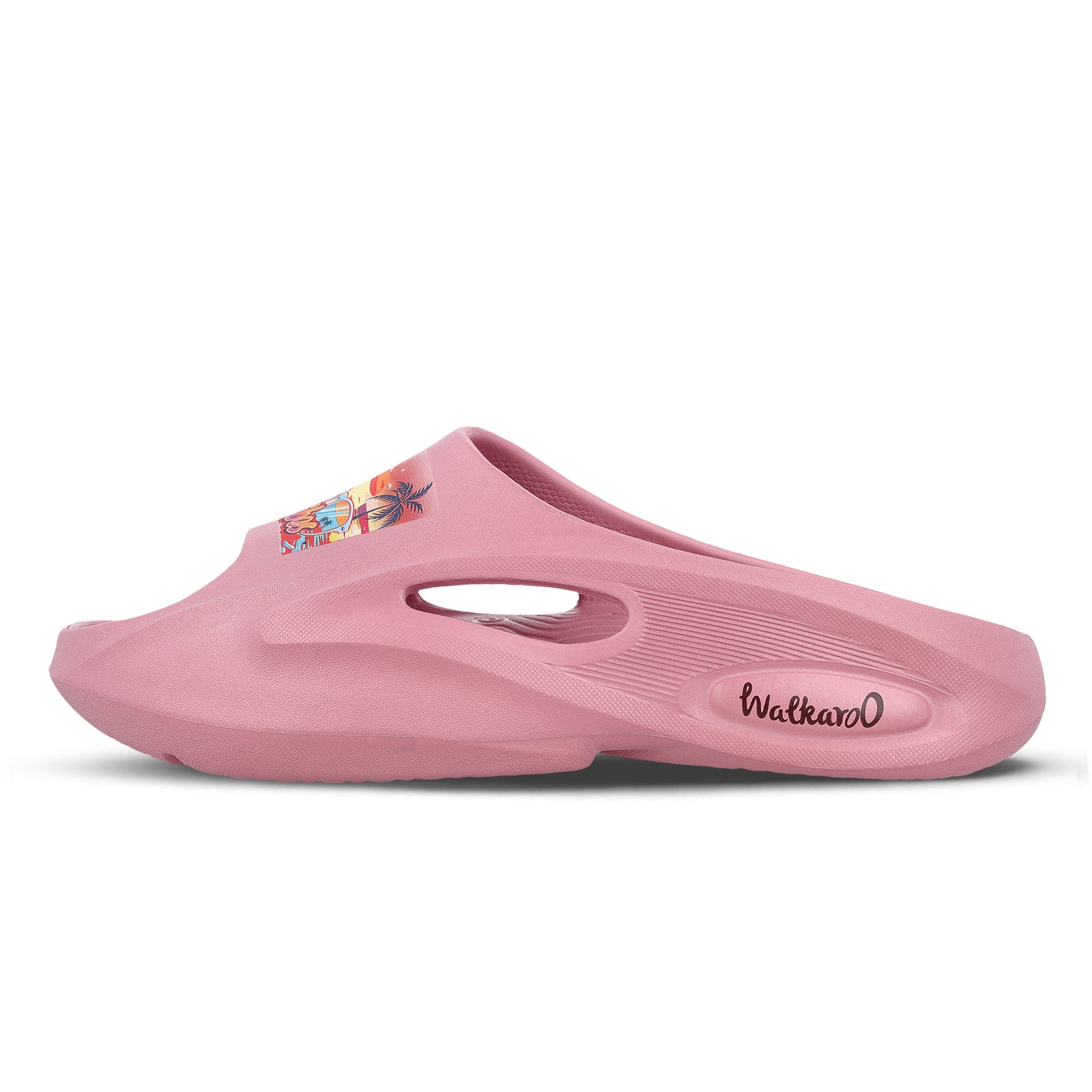 Women's Flip Flop Sliders  - WC8930 Dull Pink