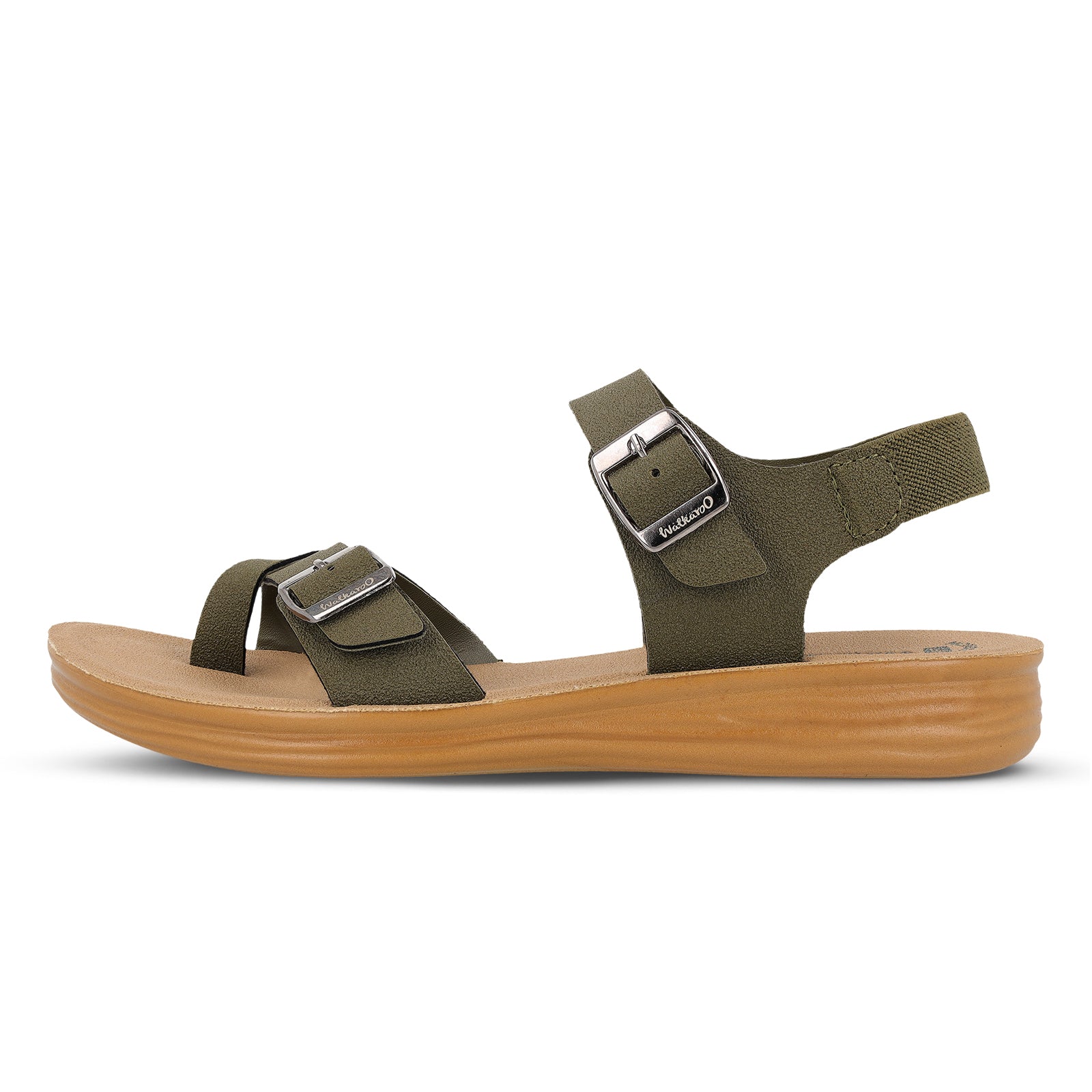 Women's Daily Wear Sandals - WLR78001 Green Beige
