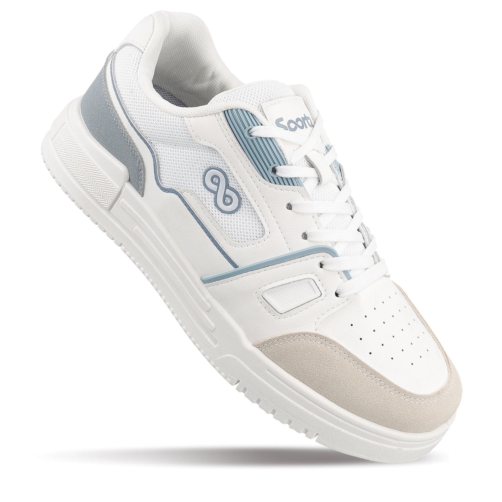 Men's Sports Sneakers - WY3489 White Grey