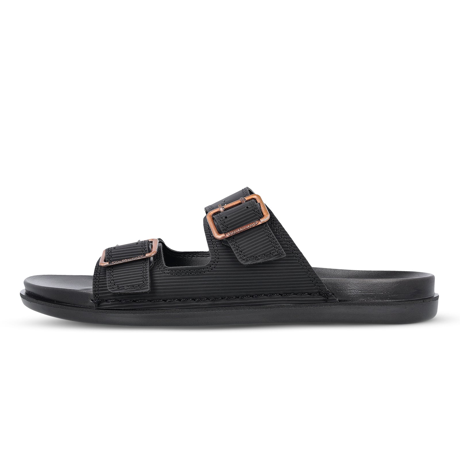 Men's Daily Wear Comfort Sandals - WE1337 Full Black
