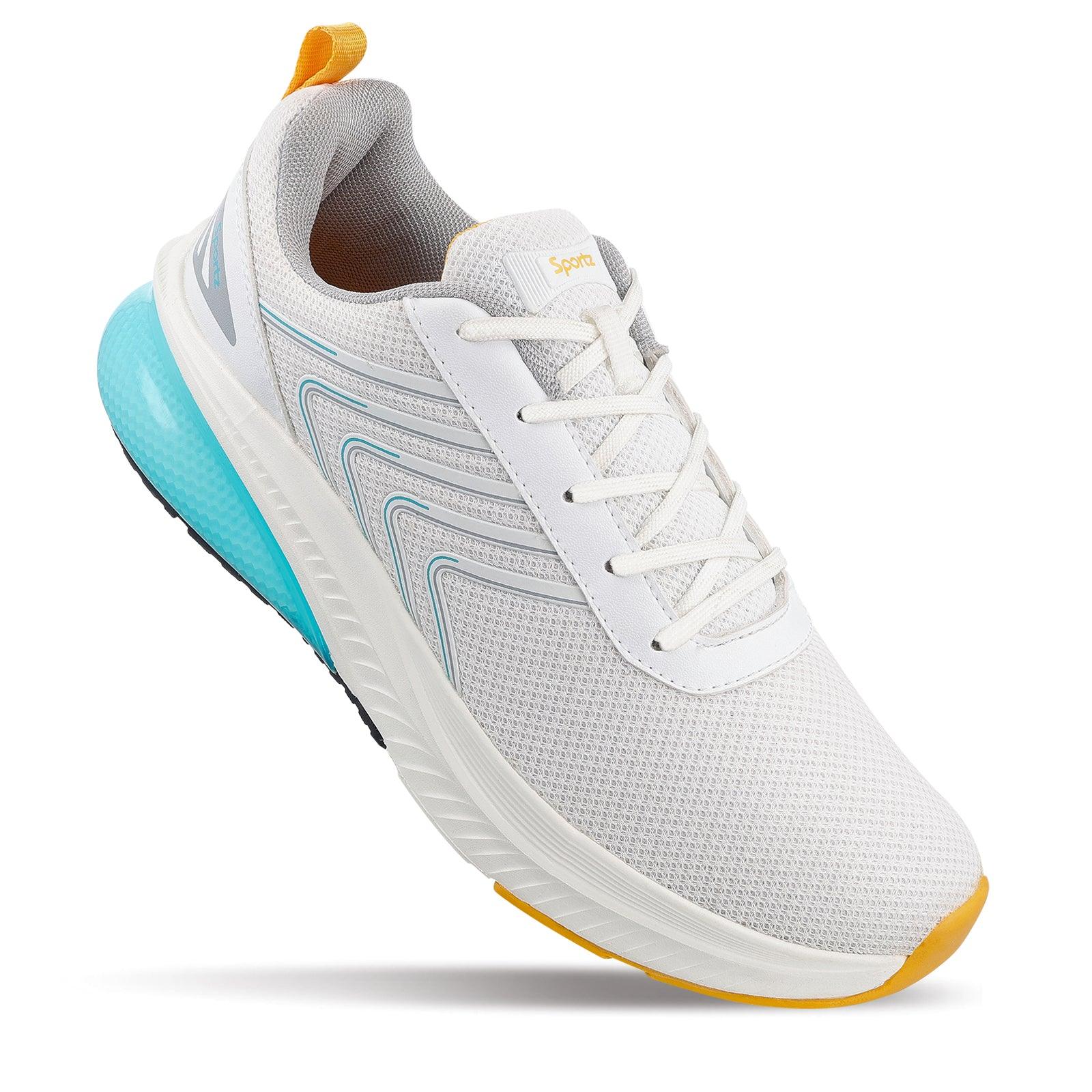 WENGOR Men's Lace-up Sports Shoes - White