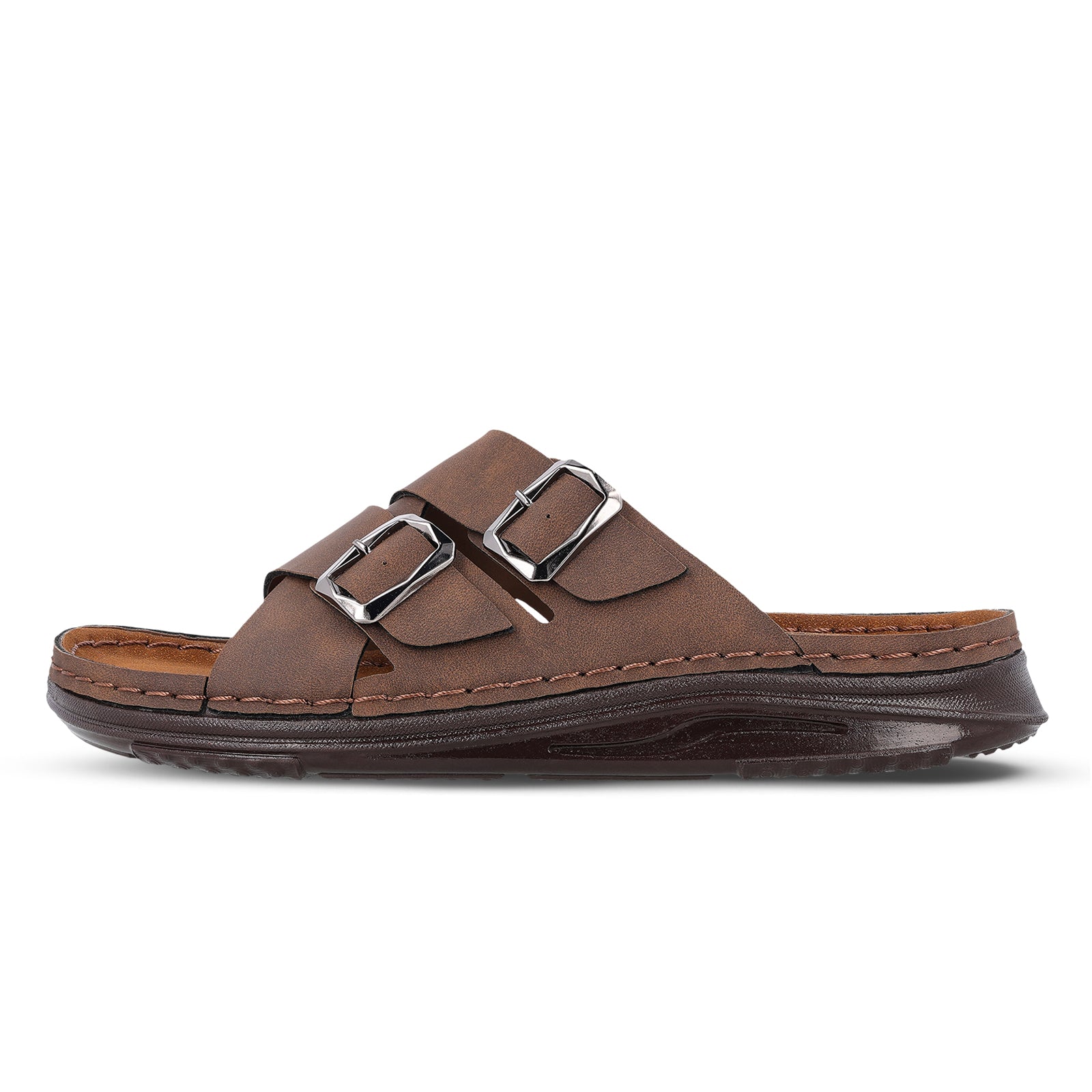 Men's Daily Wear Comfort Sandals - WGP53052 Brown