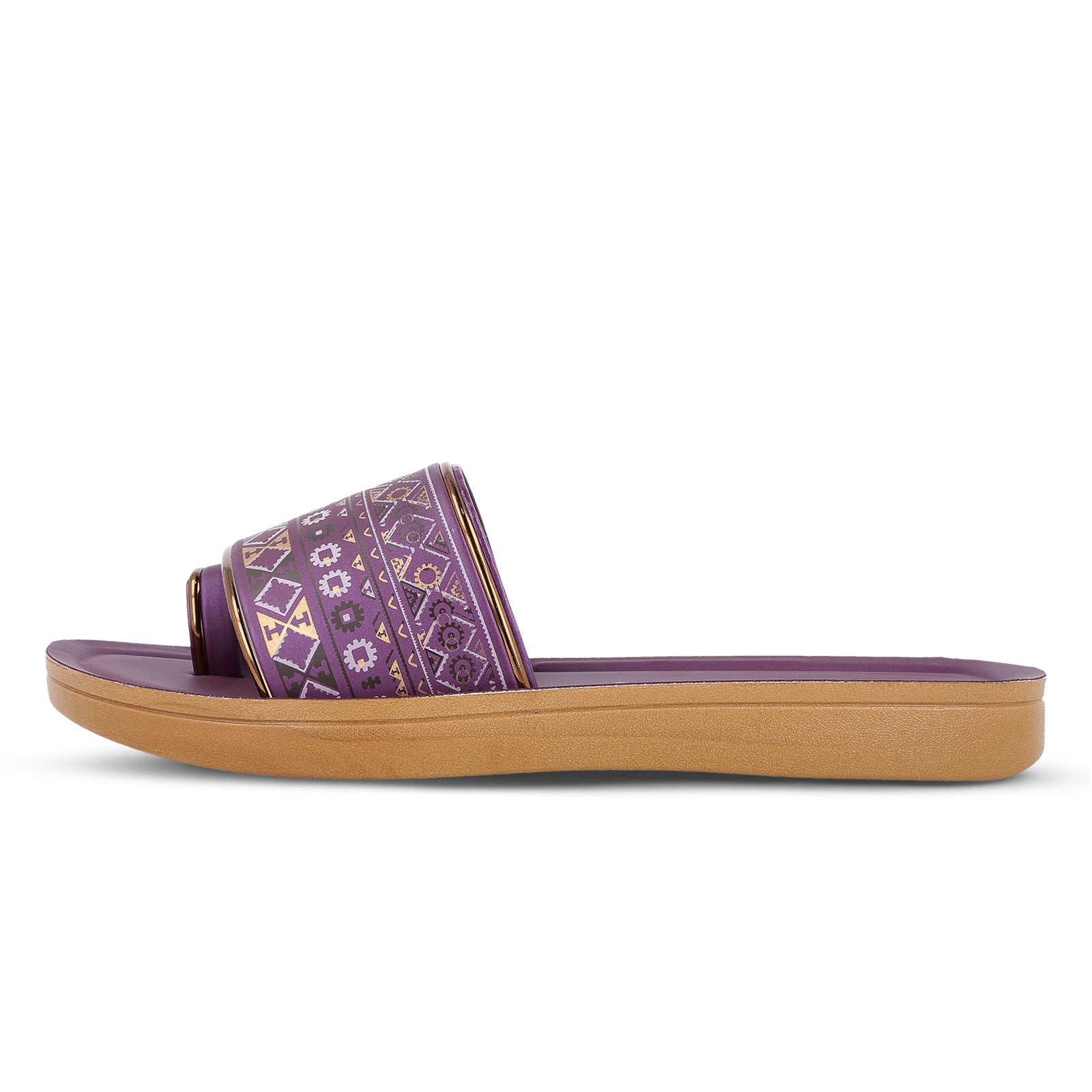Women's Slide Sandals - WL7684 Plum