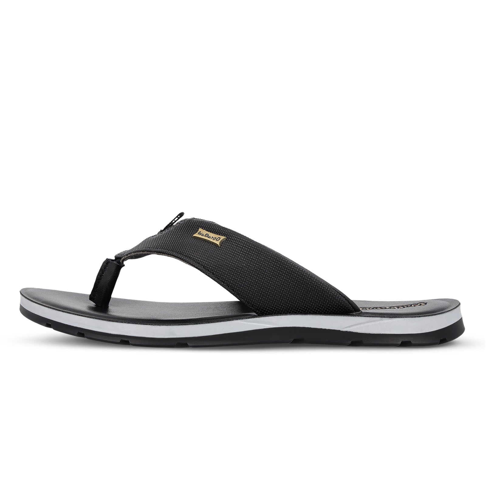 Men's Daily Wear V-Strap Sandals - WE1025 Black