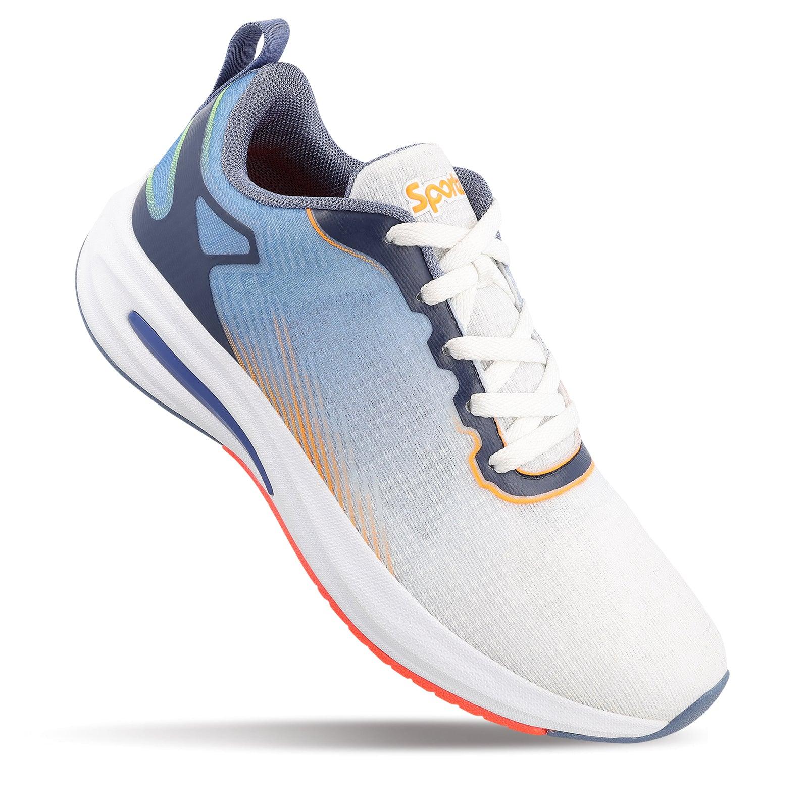 Men's Lace-up Sports Shoe - WS97545 Blue Orange