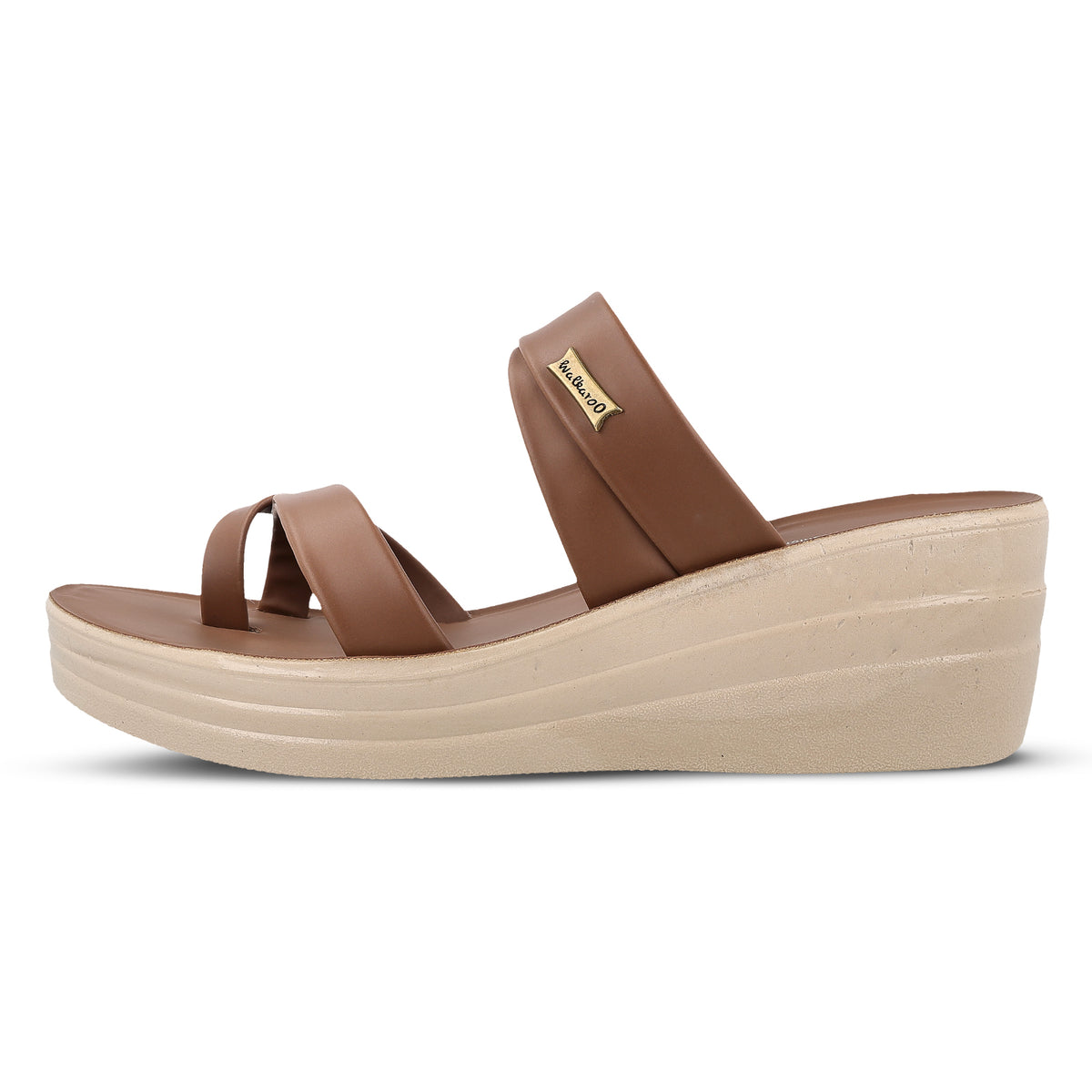 Women's Wedge Heel Sandals - WLP72029 Toffee