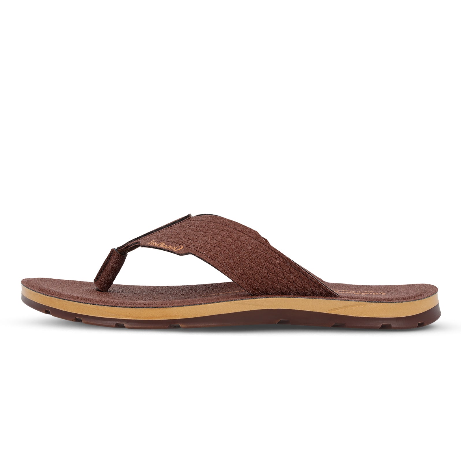 Men's Daily Wear V-Strap Sandals - WGP50022 Brown