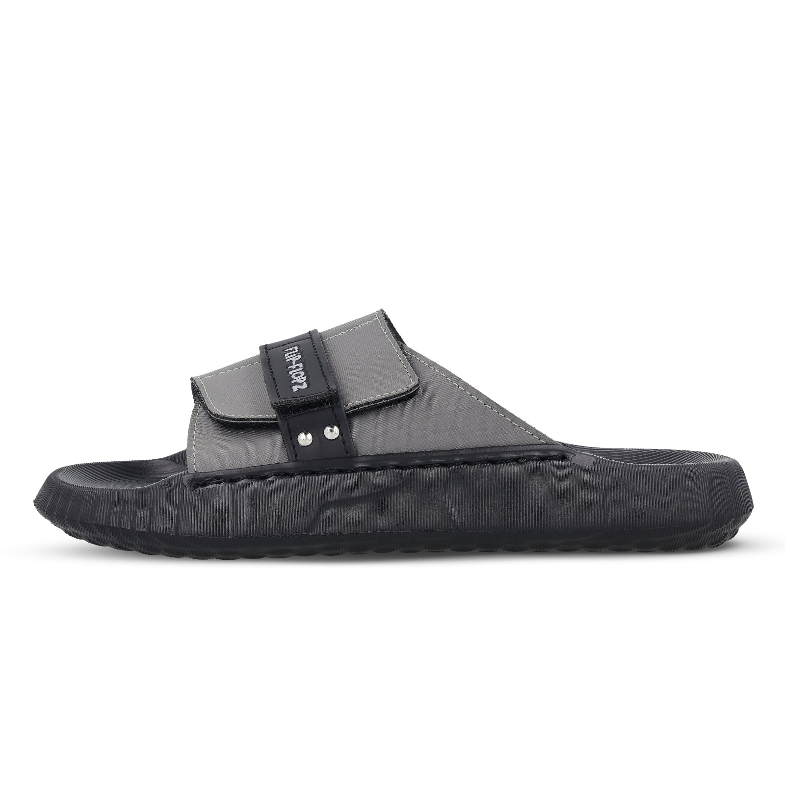 Men's Flip Flops- FGR41706 Black Grey