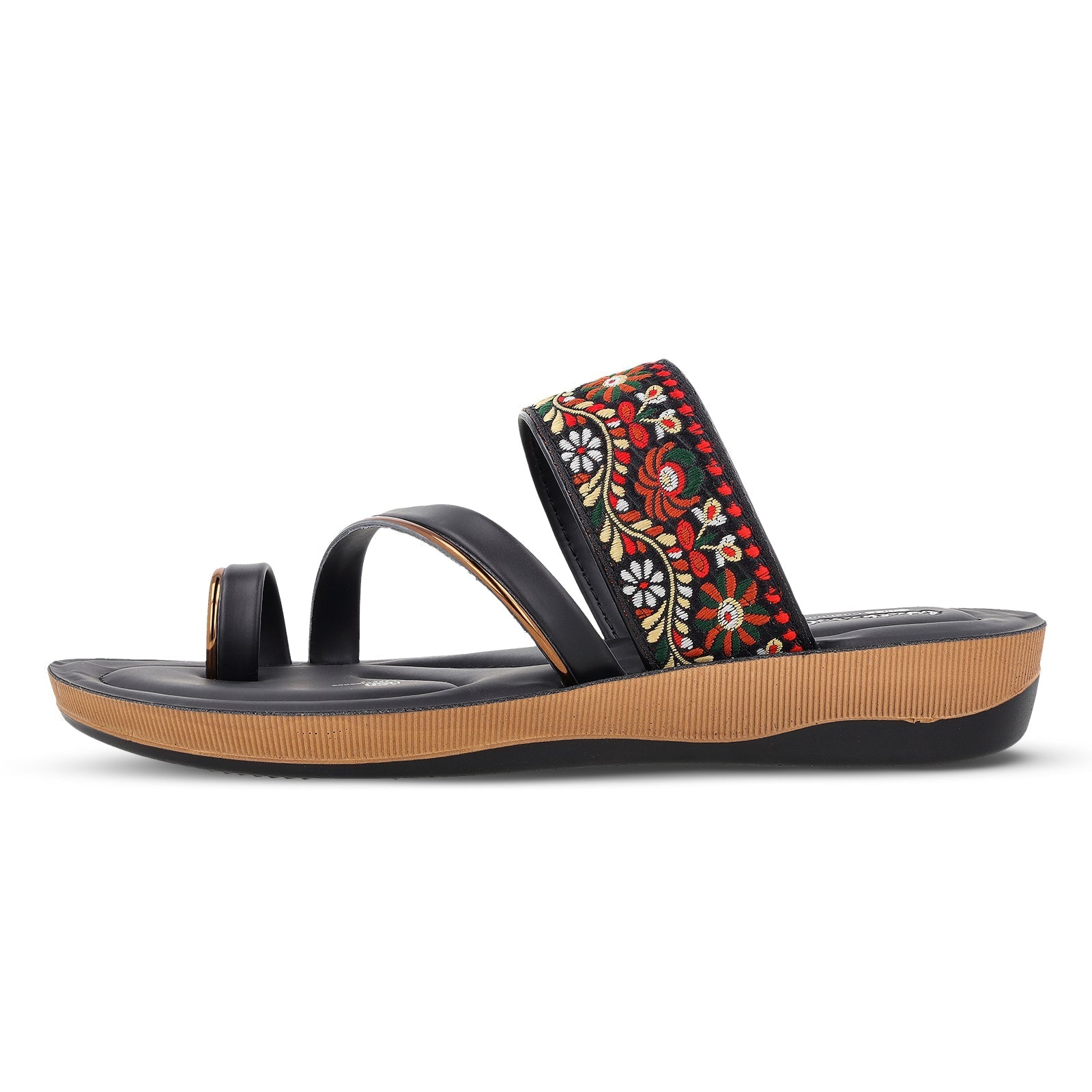 Women's Wedge Heel Sandals - WLP72063 Black
