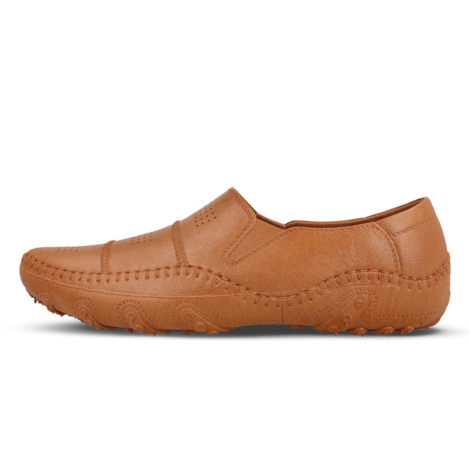 Men's Slip-On Rain Shoes 12316 Tan1