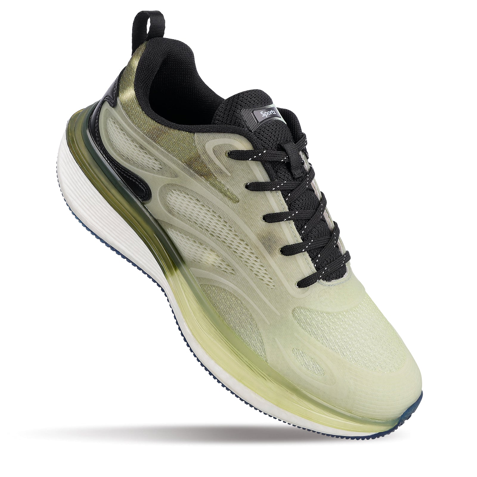 Men's Night Glow Sports Shoe - WS9154 Olive