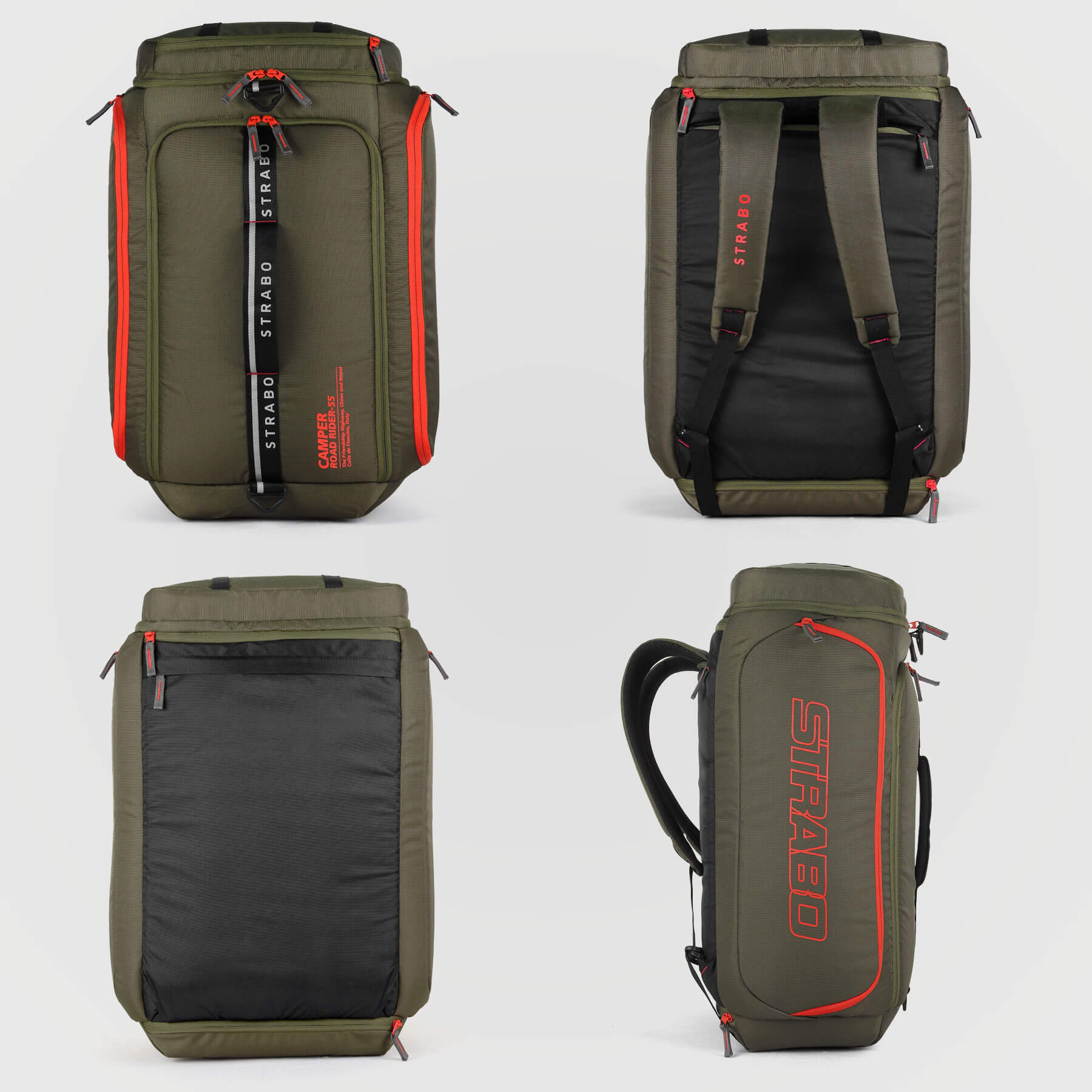 Camper 2-in-1 Duffel + Backpack - Olive