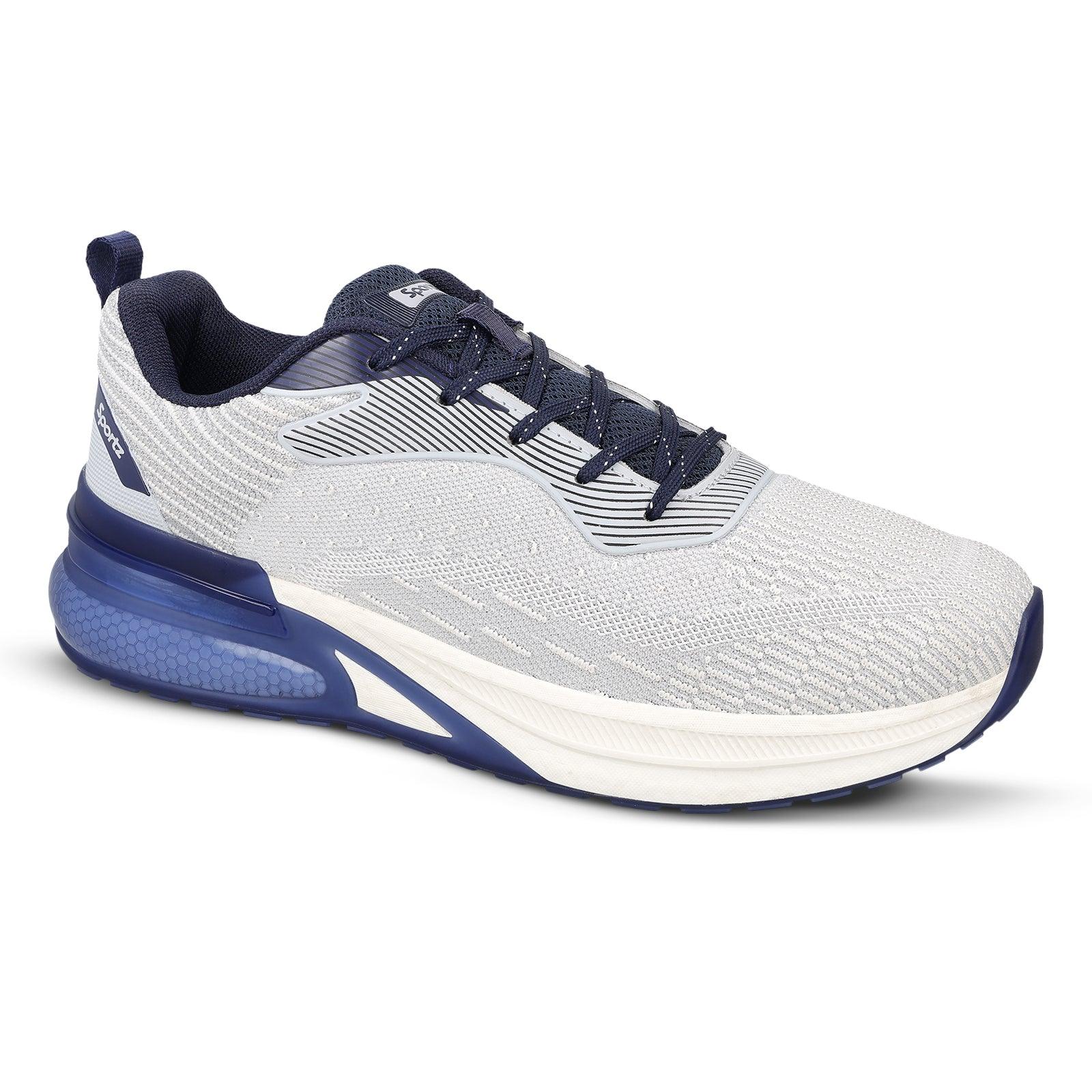 VORTIZ Men's Lace-up Walking Shoe - WS9140 Light Grey