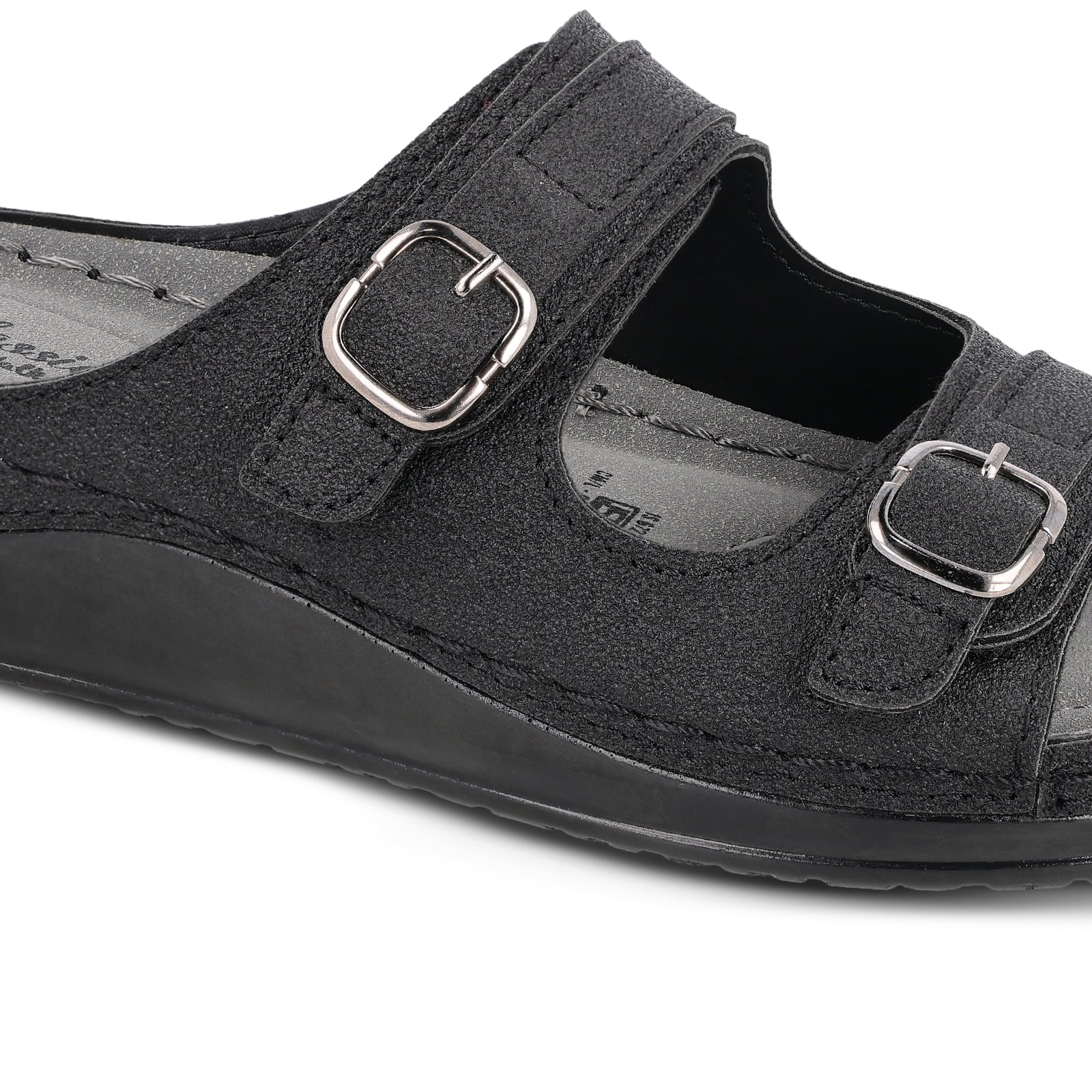 Women's Daily Wear Comfort Sandals - WLP74008 Black