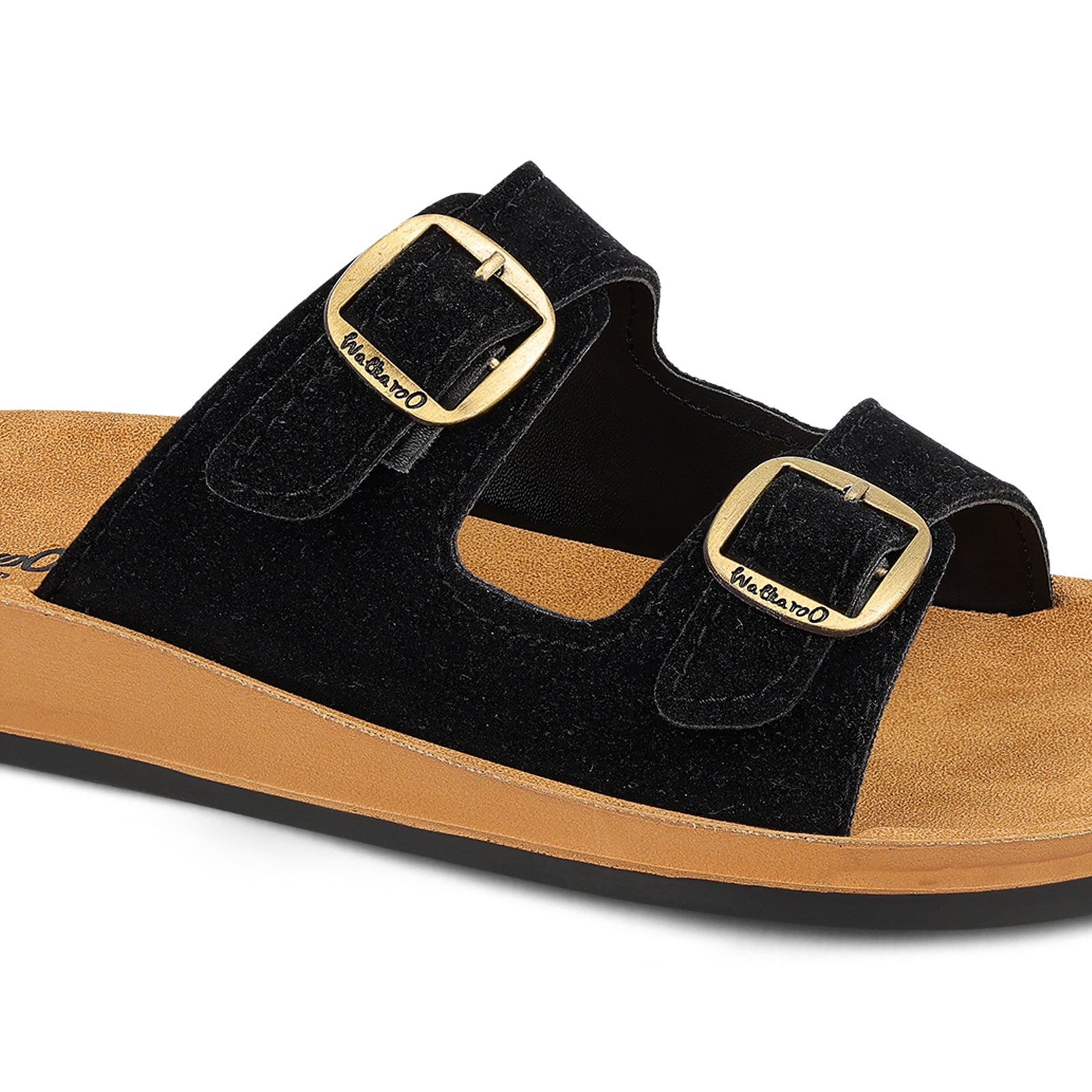 Women's Daily Wear Sandals - WE2362 Black Beige