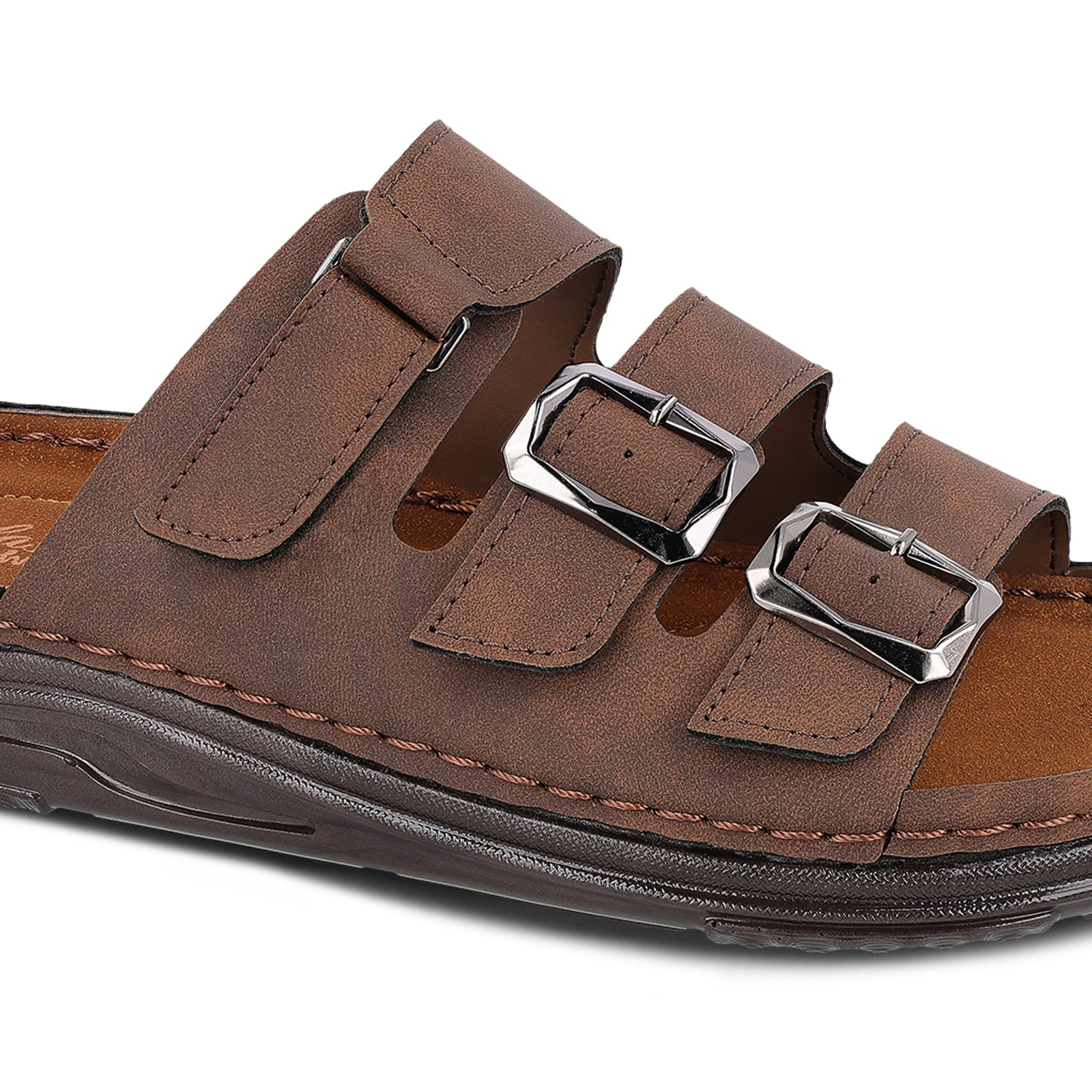Men's Daily Wear Comfort Sandals - WGP53053 Brown