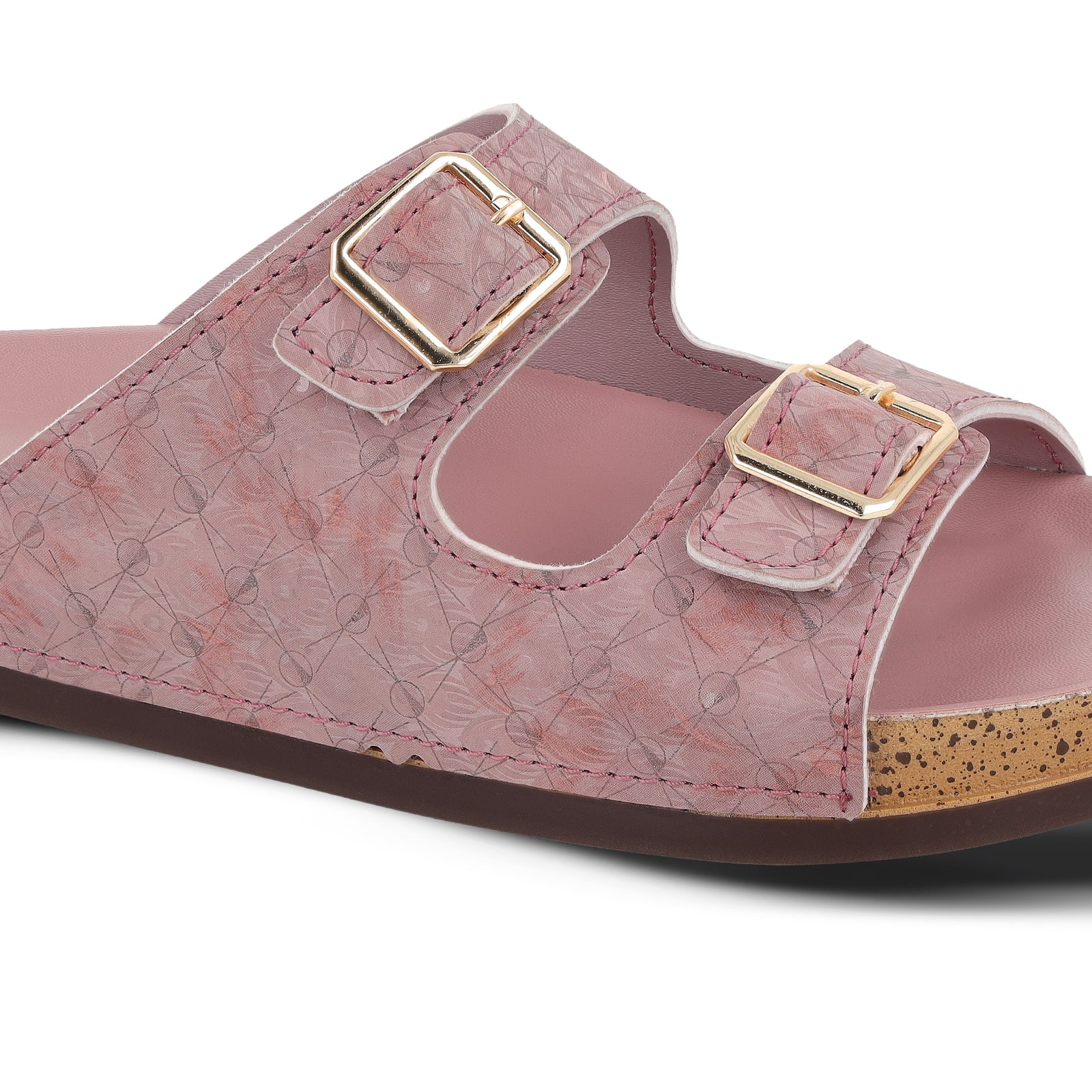 Women's Comfort Sandals - WLP74046 Dusty Rose