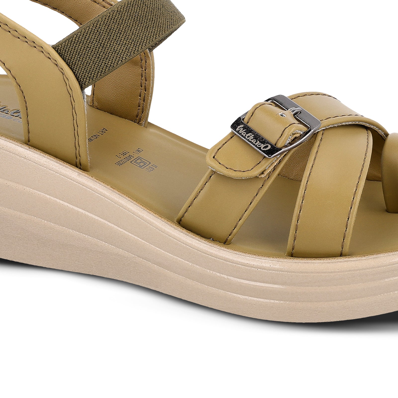 Women's Wedge Heel Sandals - WLP78012 Cocoon Green