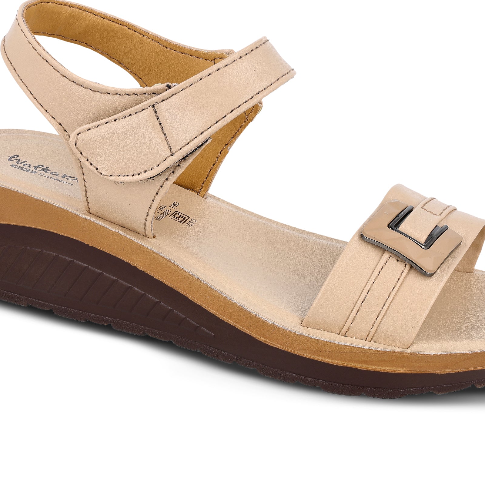 Women's Wedge Heel Sandals - WLP77006 Cream