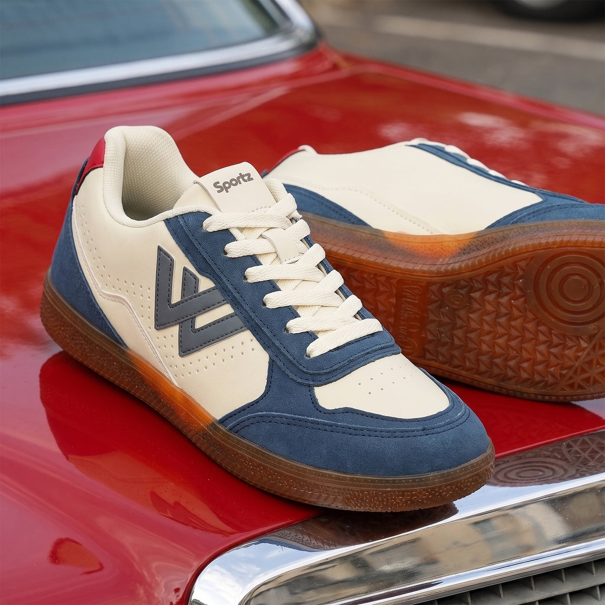 Men's Retro Casuals - ONG97005 Blue Beige