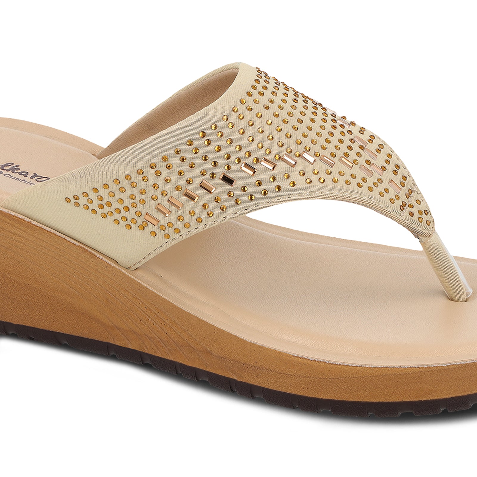 Sparkles Women's Daily Wear Sandal - WE2026 Cream