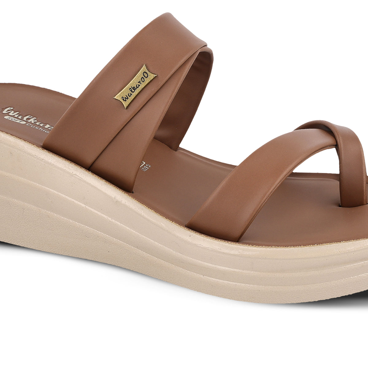 Women's Wedge Heel Sandals - WLP72029 Toffee