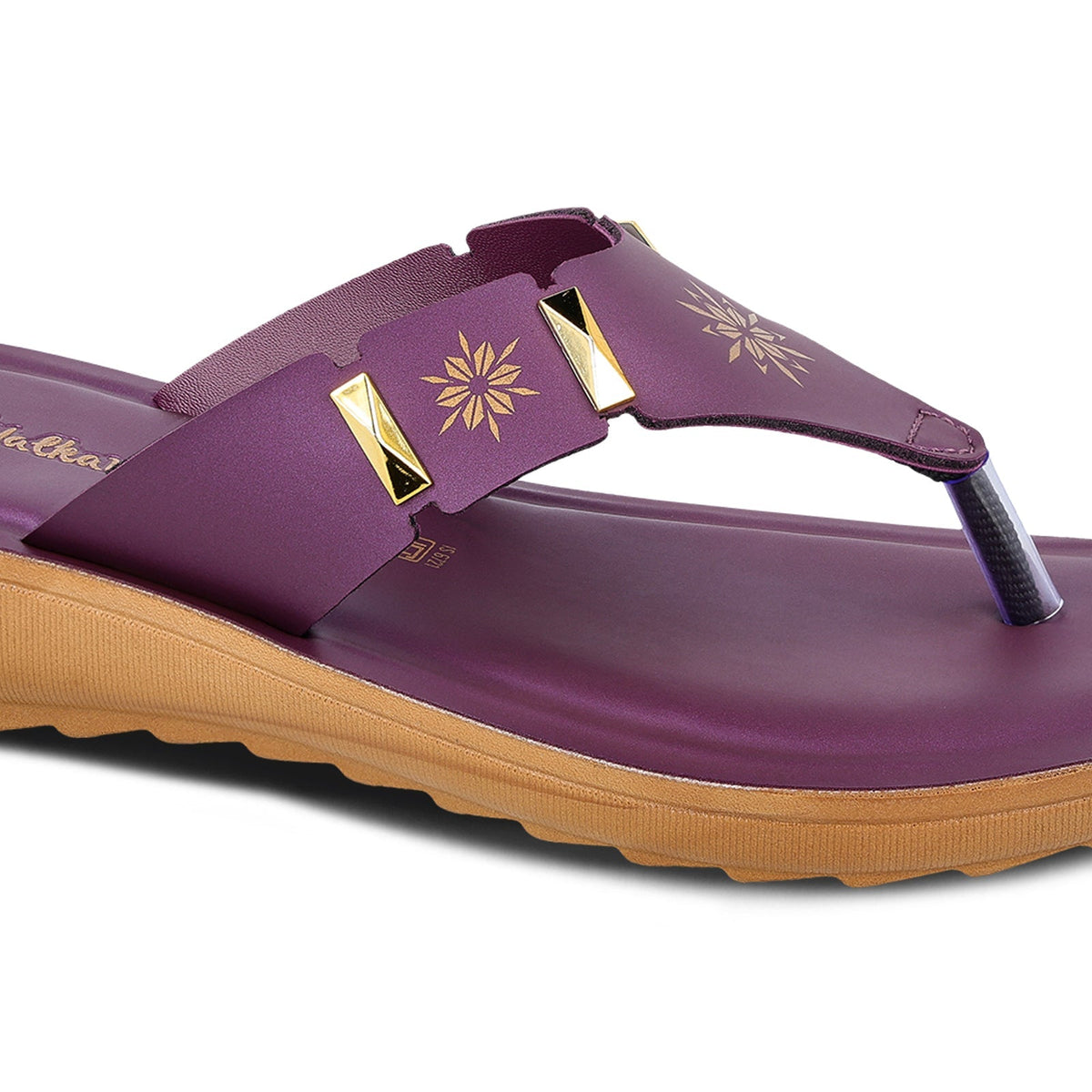Women's Daily Wear Sandals - WL7212 Plum