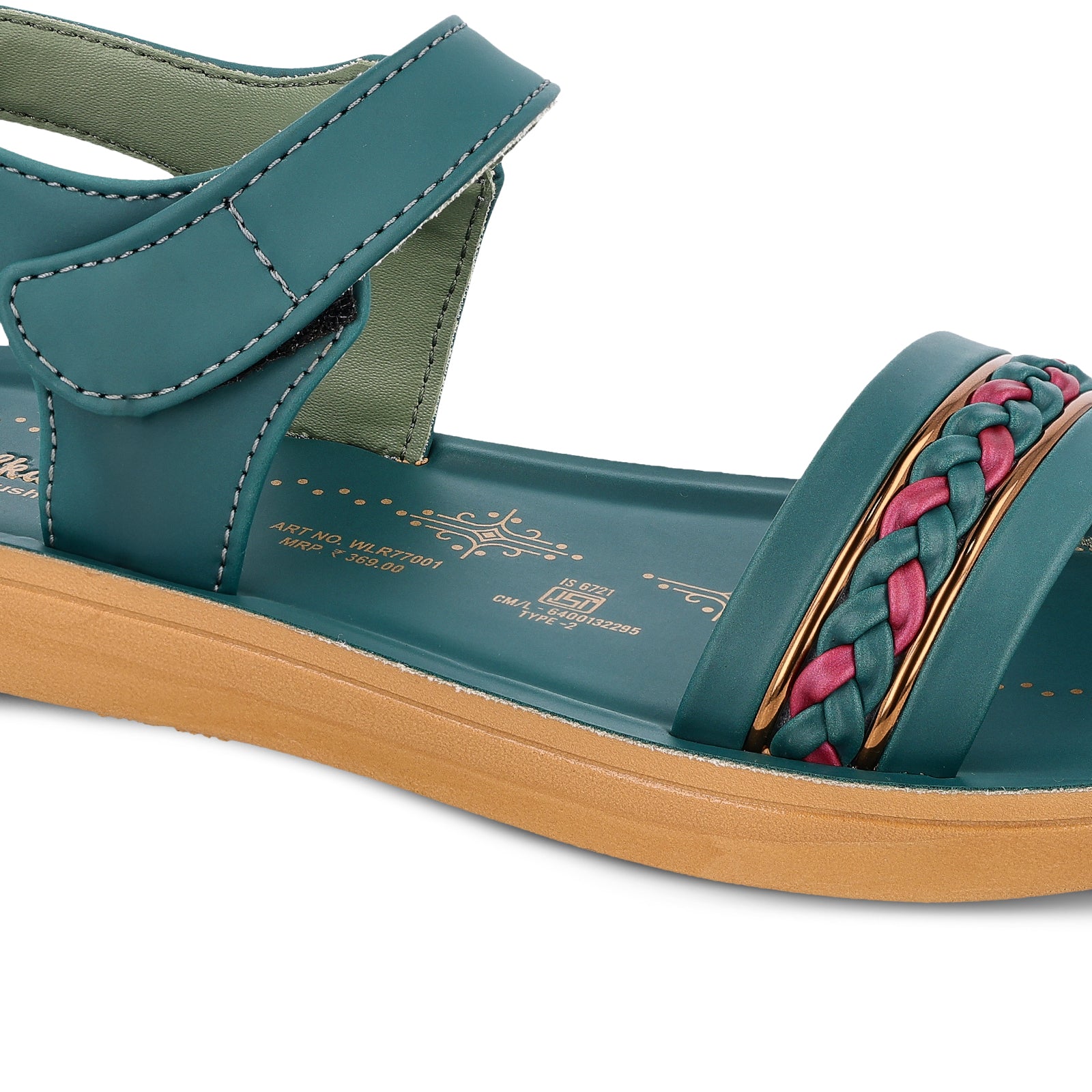 Women's Daily Wear Sandals - WLR77001 Green