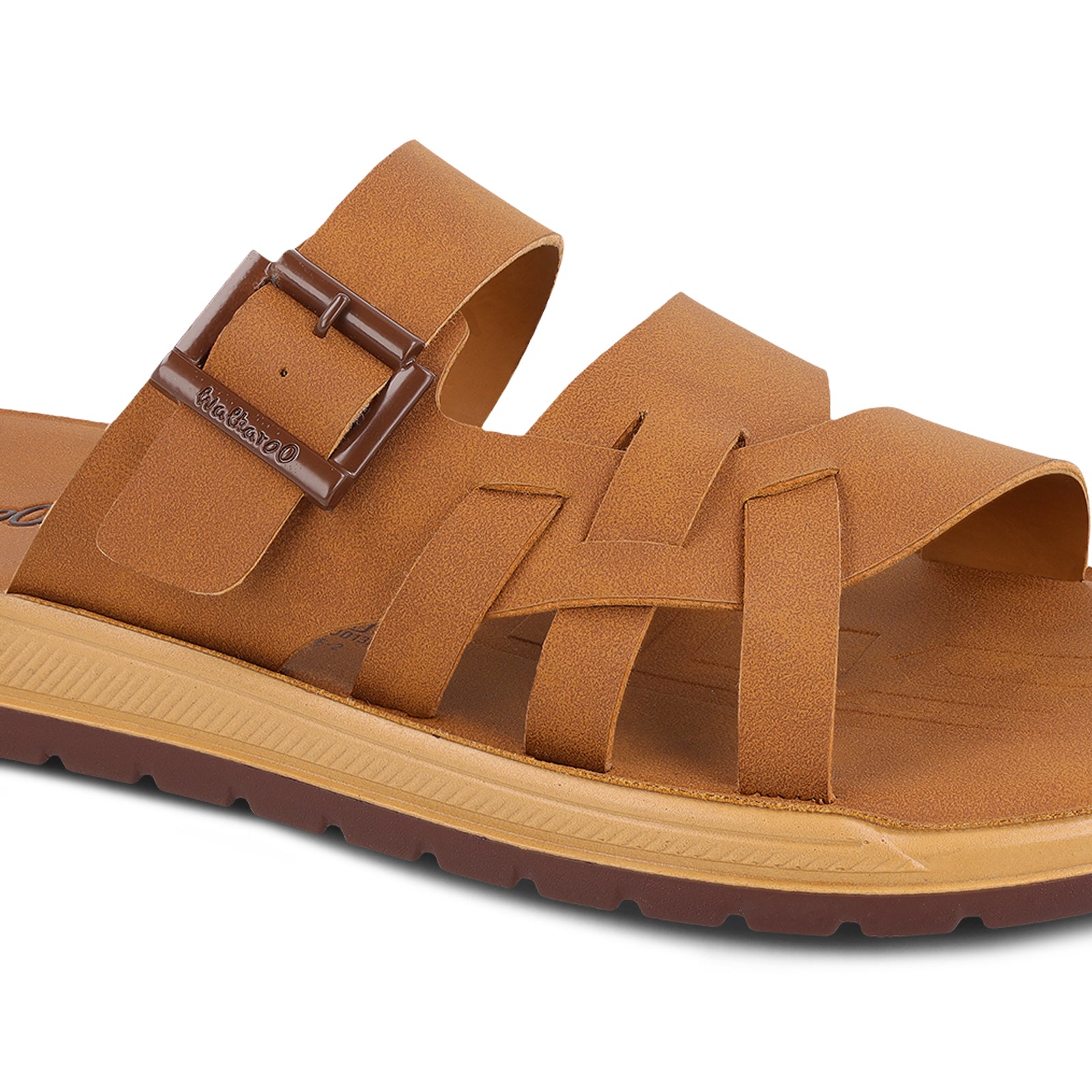 Men's Daily Wear Sandals - WGP53054 Tan