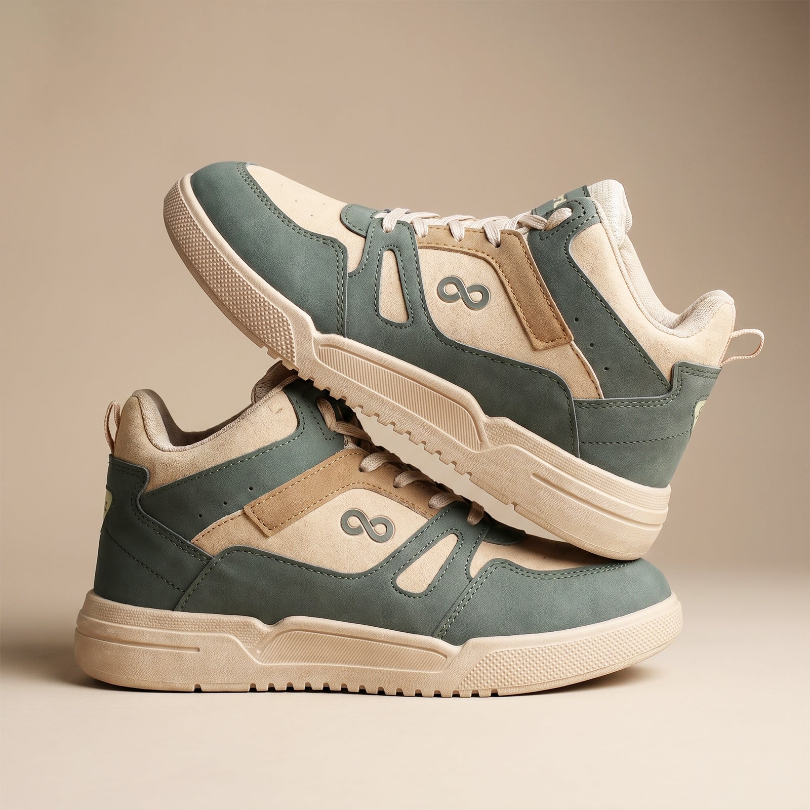 Men's Sports Sneakers -ONG97001 Khaki Olive