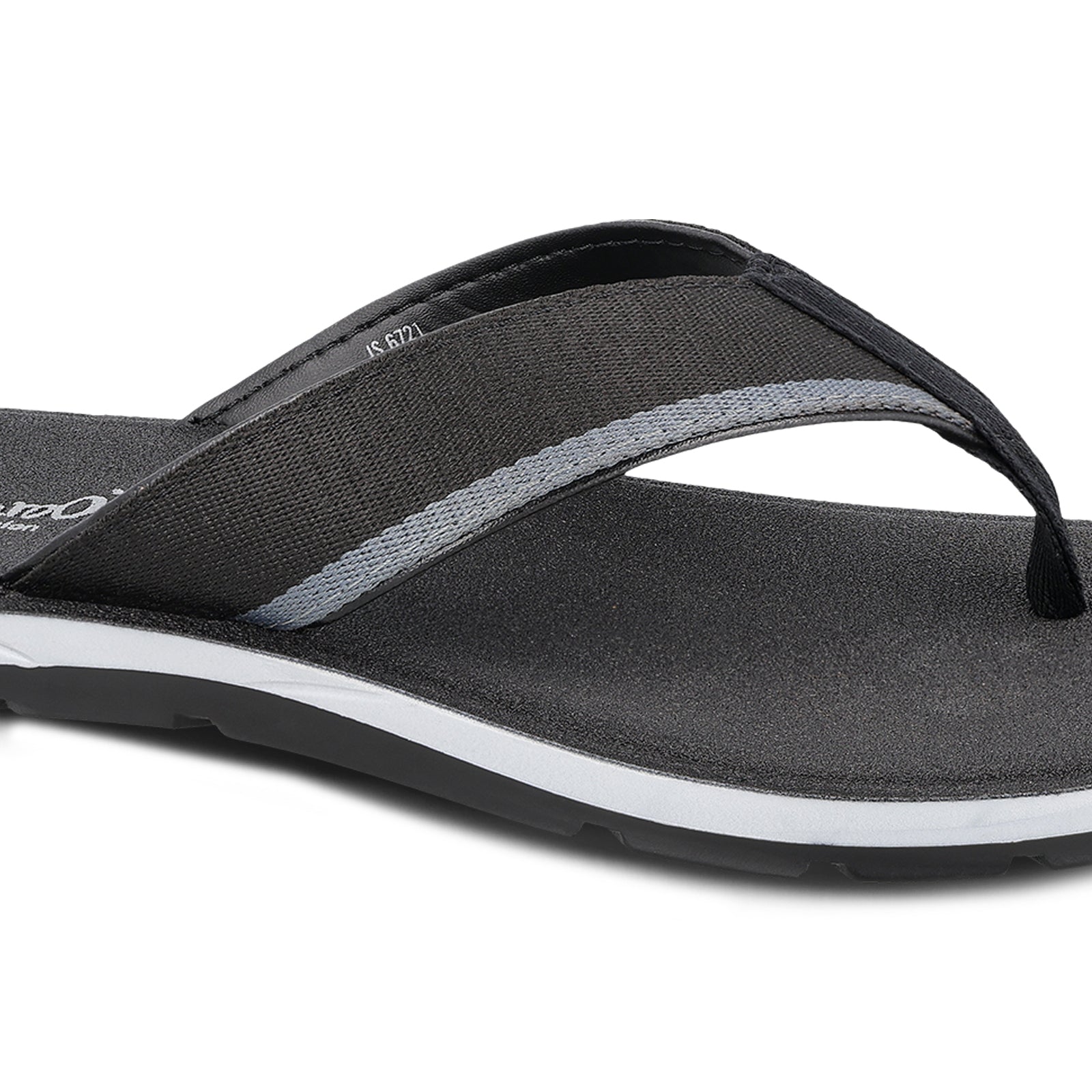 Men's Daily Wear V-Strap Sandals - WGP50006 Black