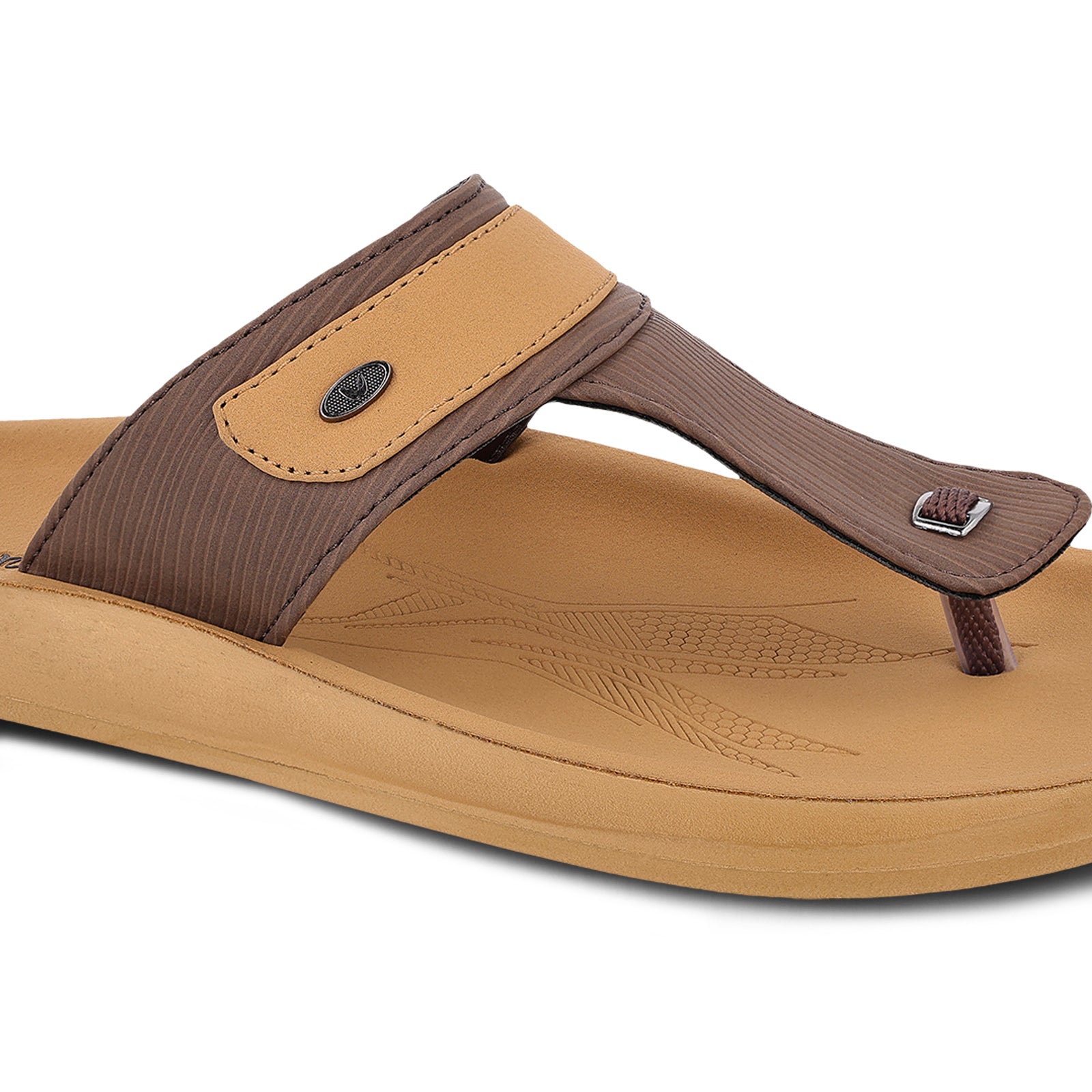 Men's Daily Wear Sandals - WGR53031 Mocha Brown