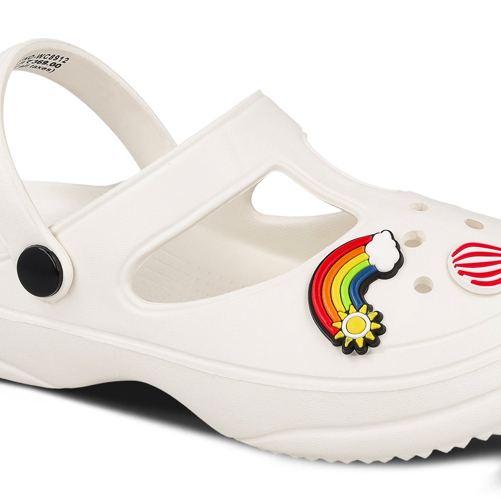 Walkaroo Womens Clogs - WC8912 White