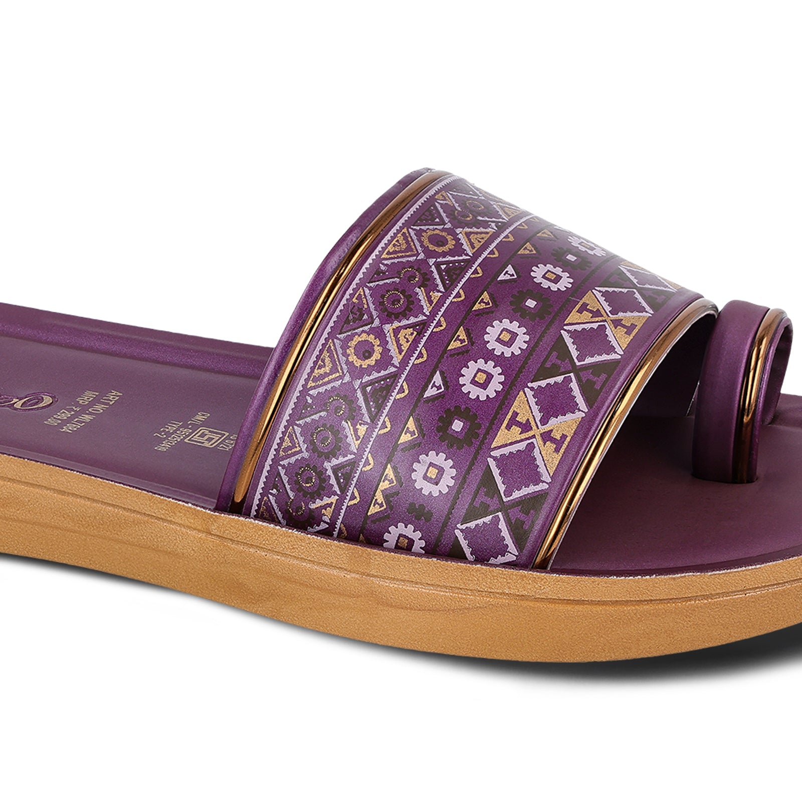 Women's Slide Sandals - WL7684 Plum