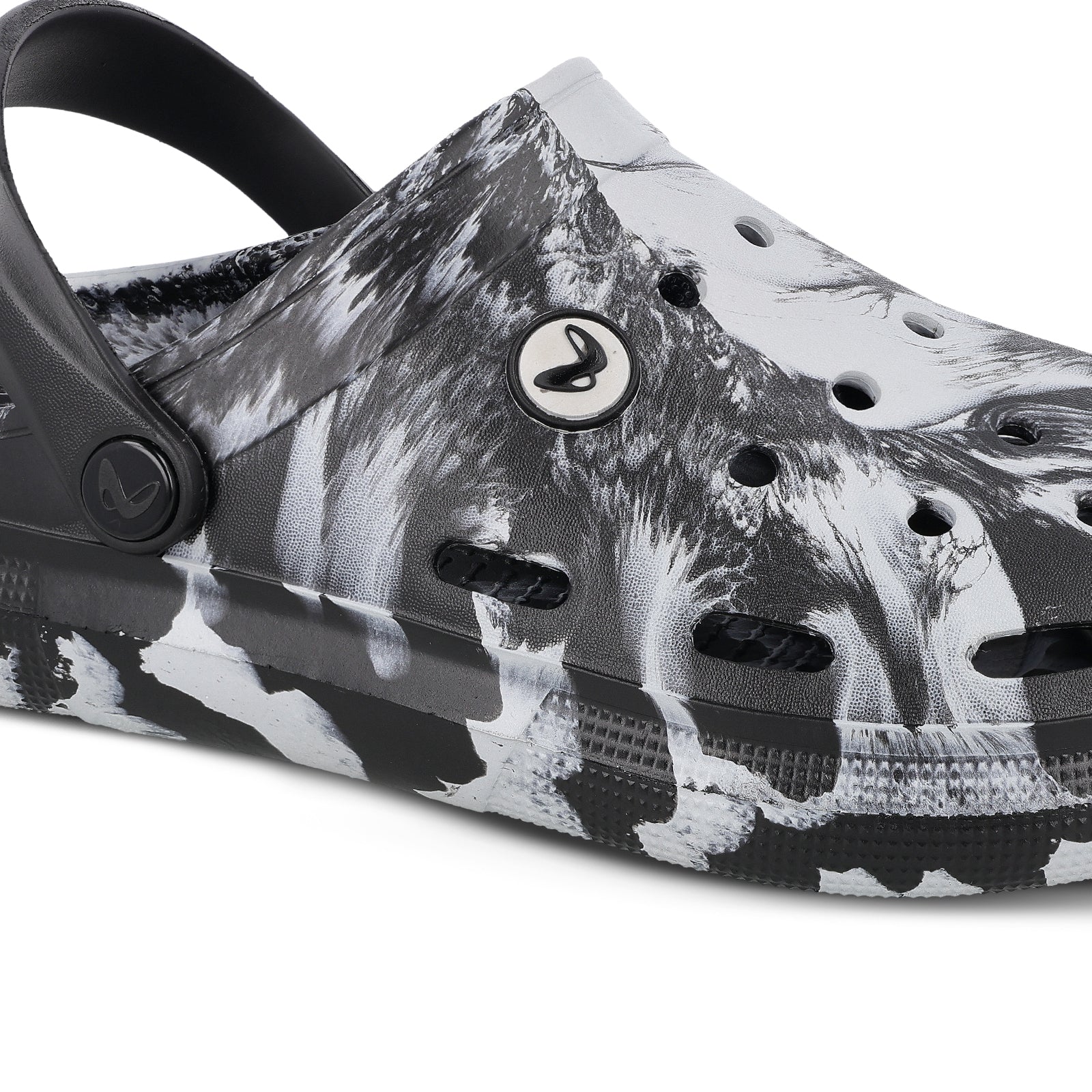 Men's Clogs  -  WC8778 Grey Black