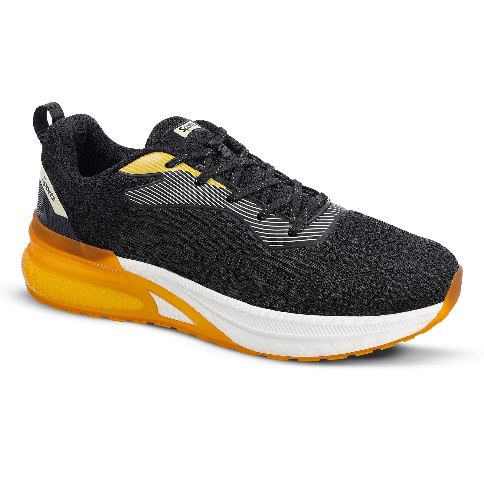 VORTIZ Men's Lace-up Walking Shoes - WS9140 Black