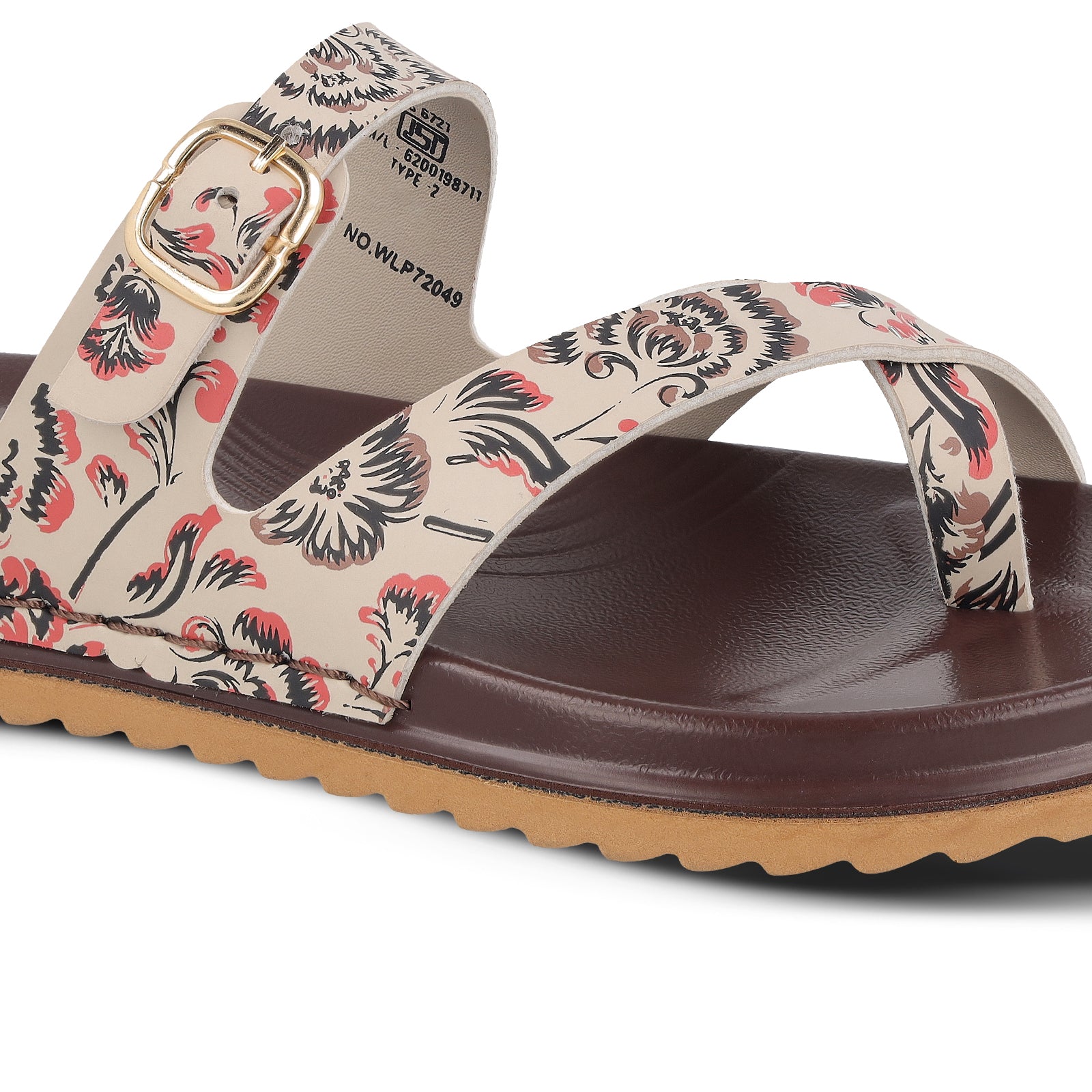 Women's Daily Wear Comfort Sandals - WLP72049 Brown