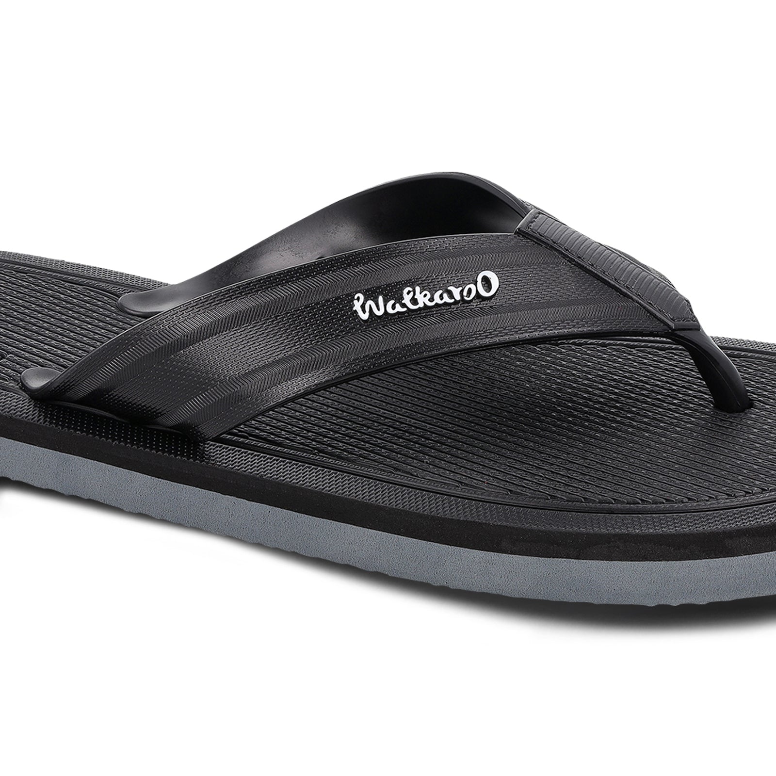 Men's Hawai Slippers - HG190 Black Grey
