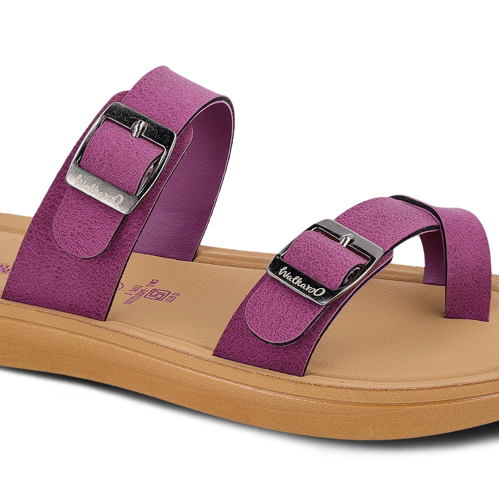 Women's Daily Wear Sandals - WL7645 Plum