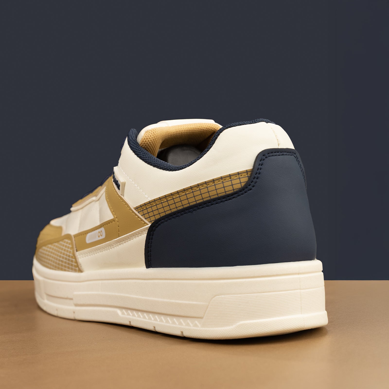 Men's Sports Sneakers - SGE24005 White Beige