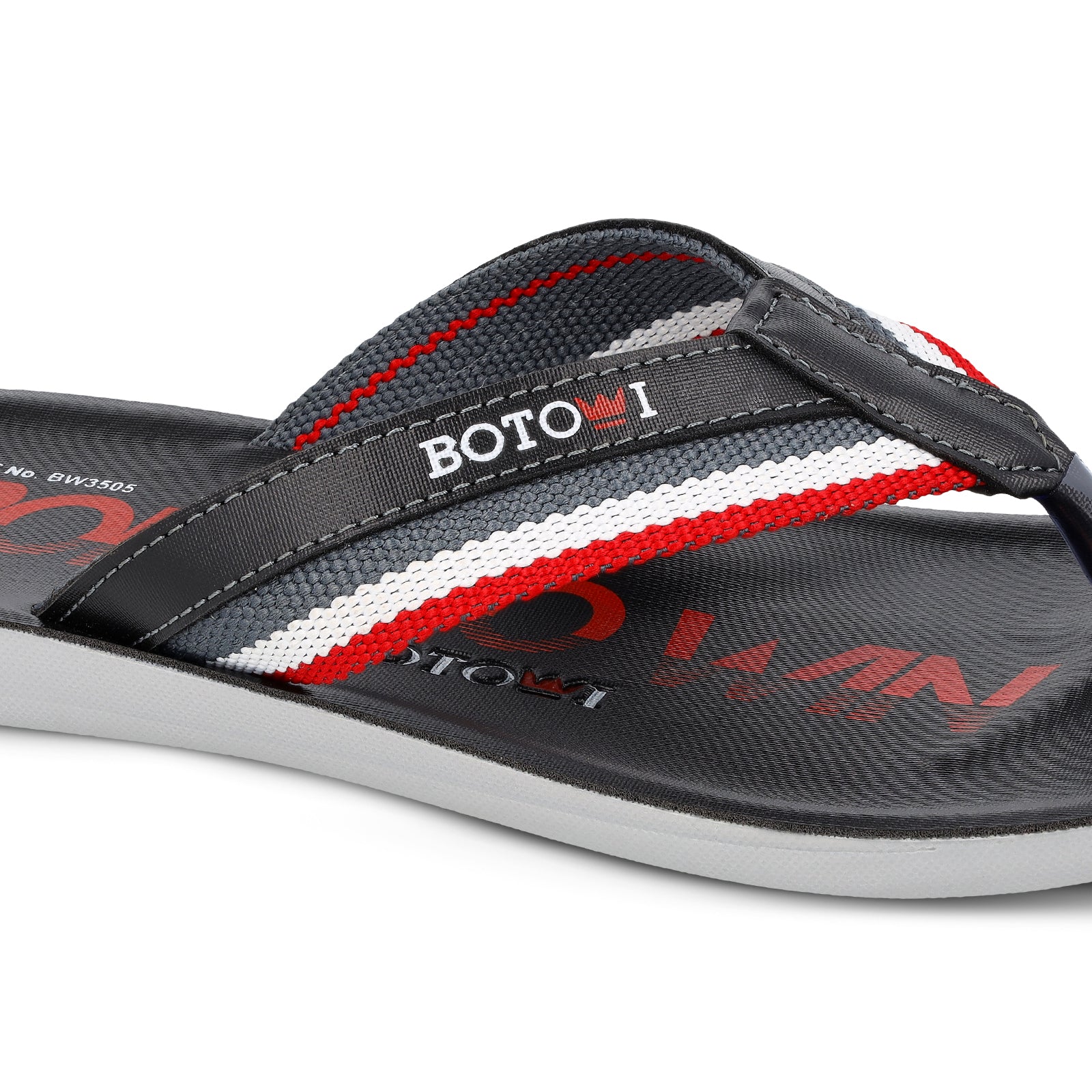 BOTOWI Men's Slipper - BW3505 Black