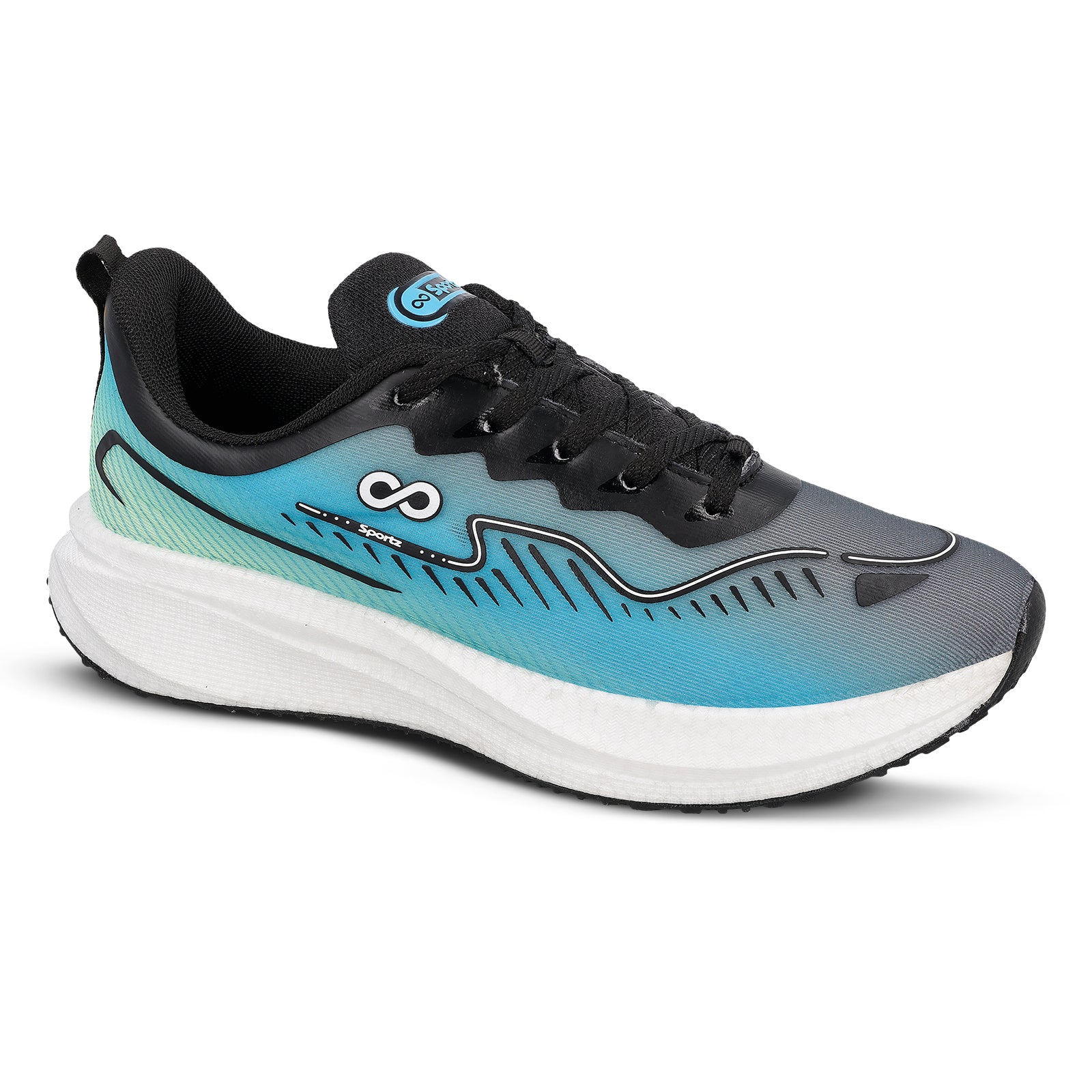 Men's Active Beads Sports Shoe - WS9163 Blue Green