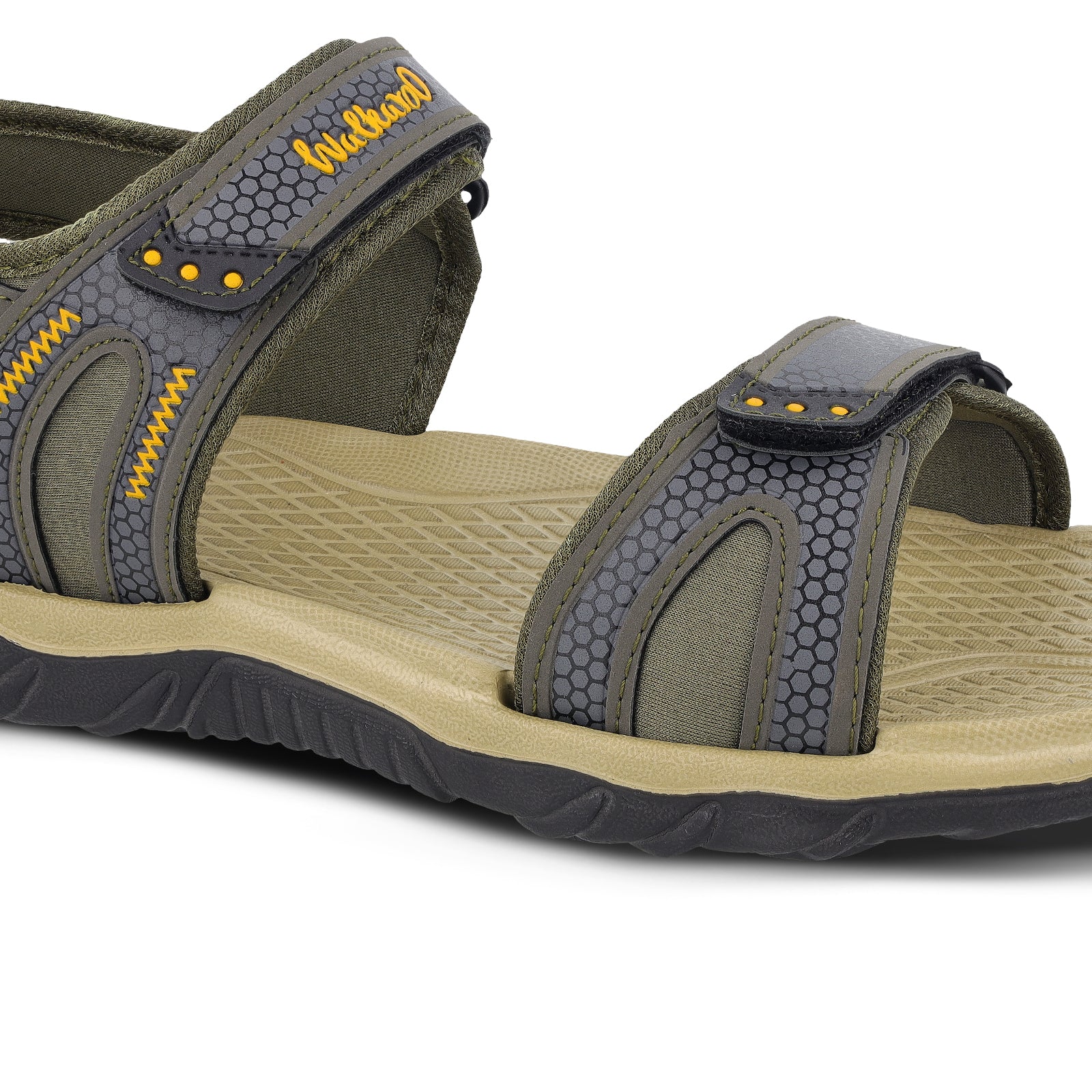 Men Sports Sandals - WGR15018 Olive Yellow