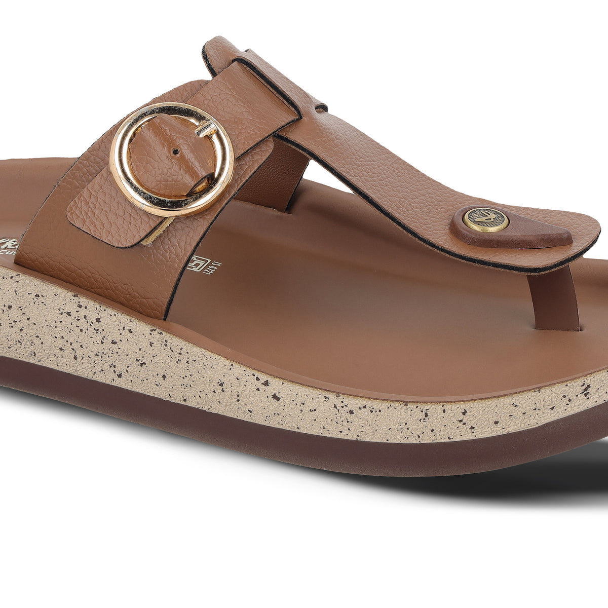 Women's Daily Wear Sandals - WLP71254 Toffee