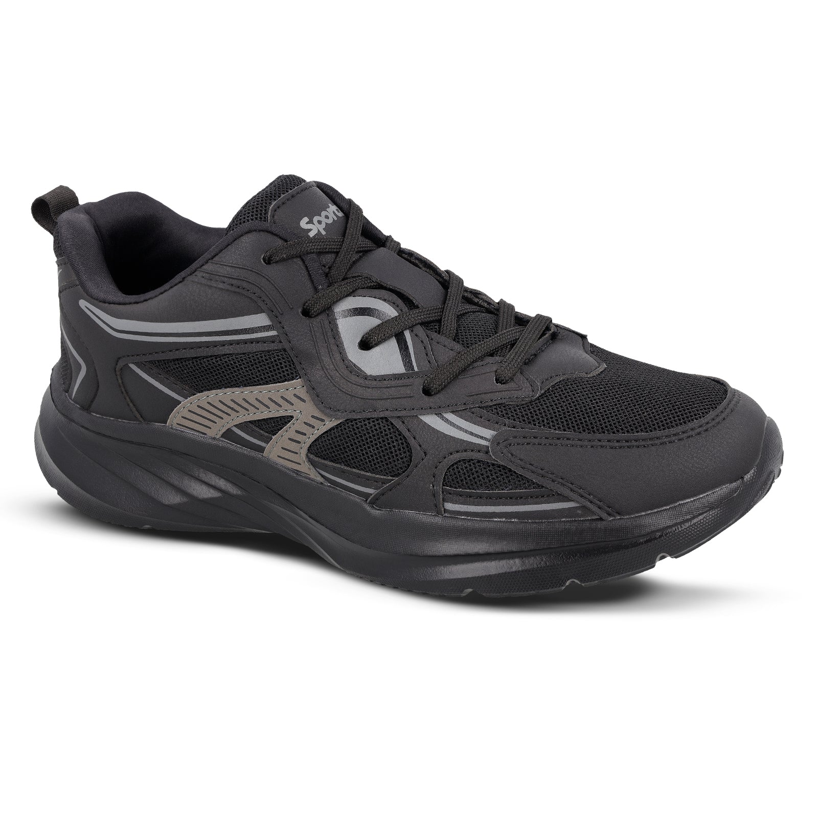 Men's Sports Shoes - ONG97008 Black Grey