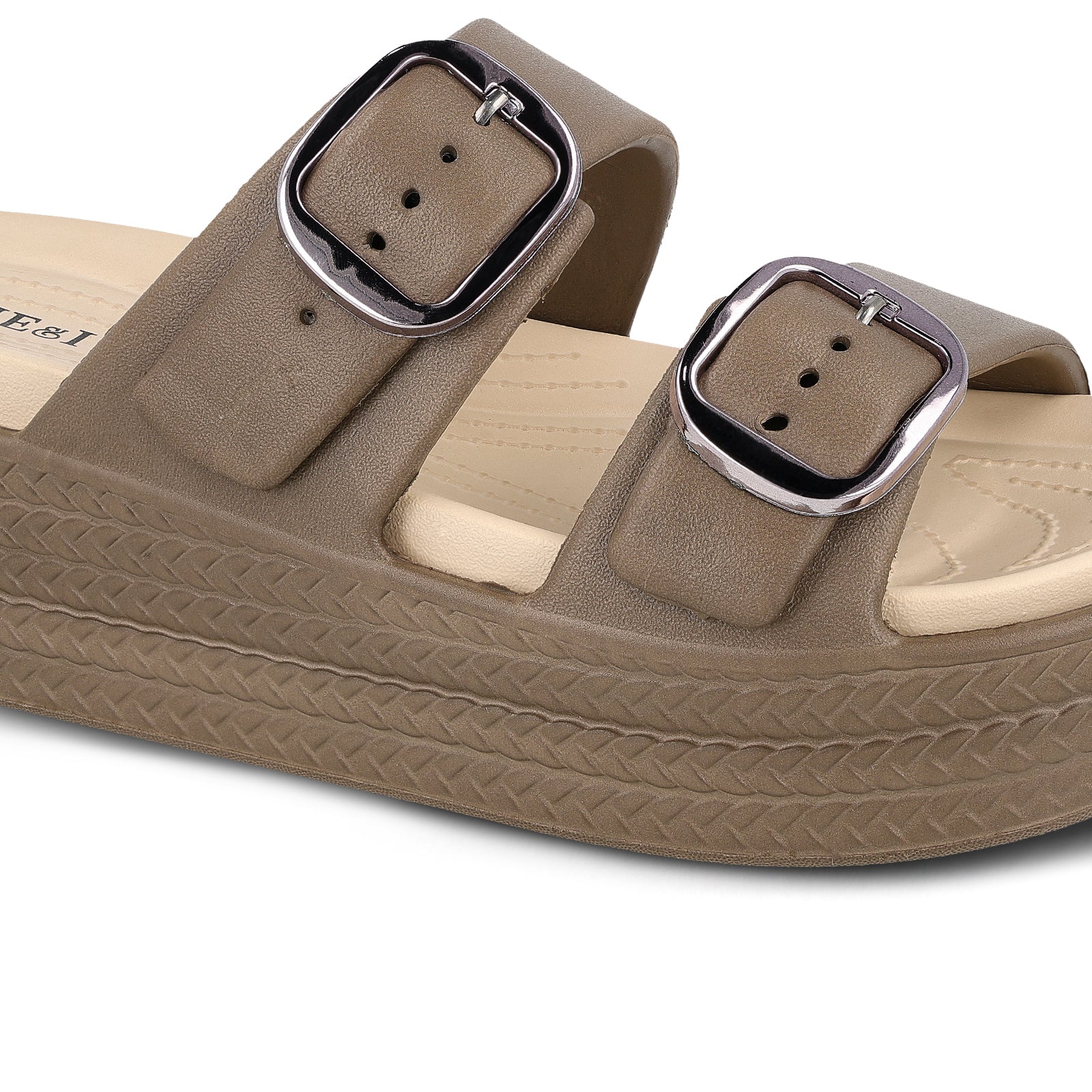 Women's Daily Wear Sandals - MI602 Brown Beige