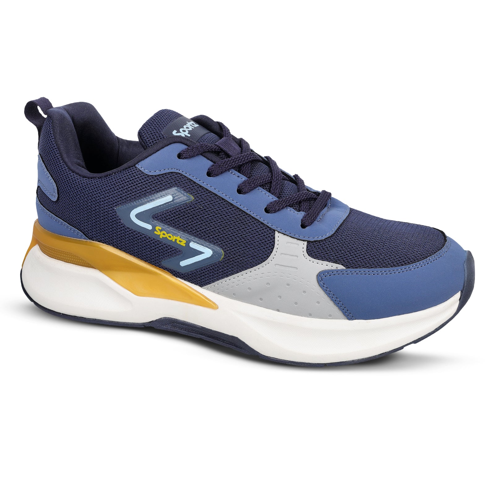 Men's Lace-up Sports Shoes - SGE24010 Navy Blue