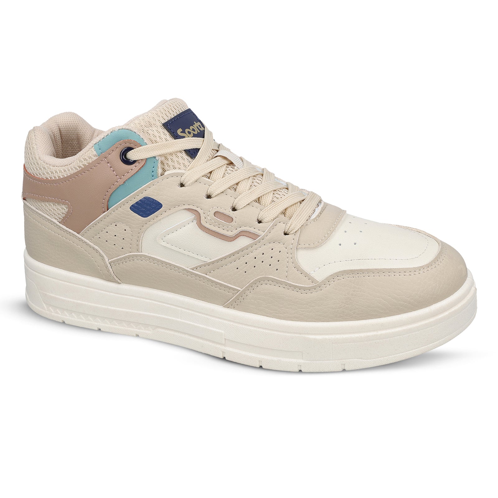 Men's Sports Sneakers - WY3485 White Beige