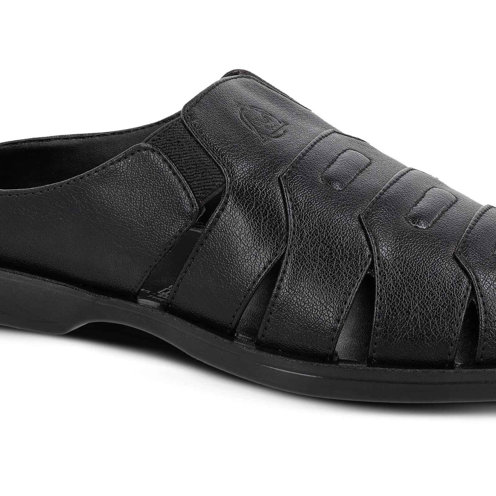 Men's Roman Sandals - WG5674 Black